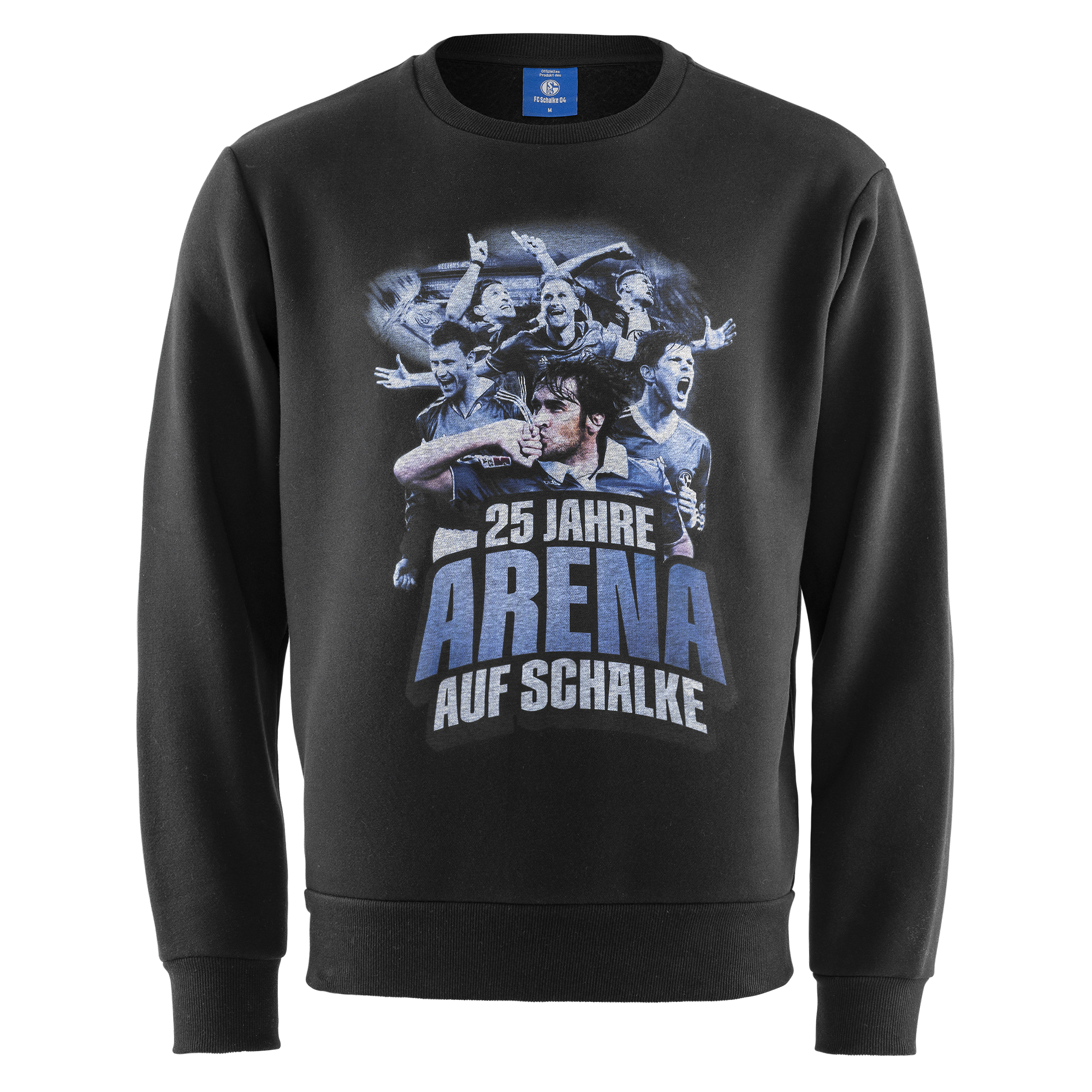 Details für Sweatshirt Arena washed schwarz