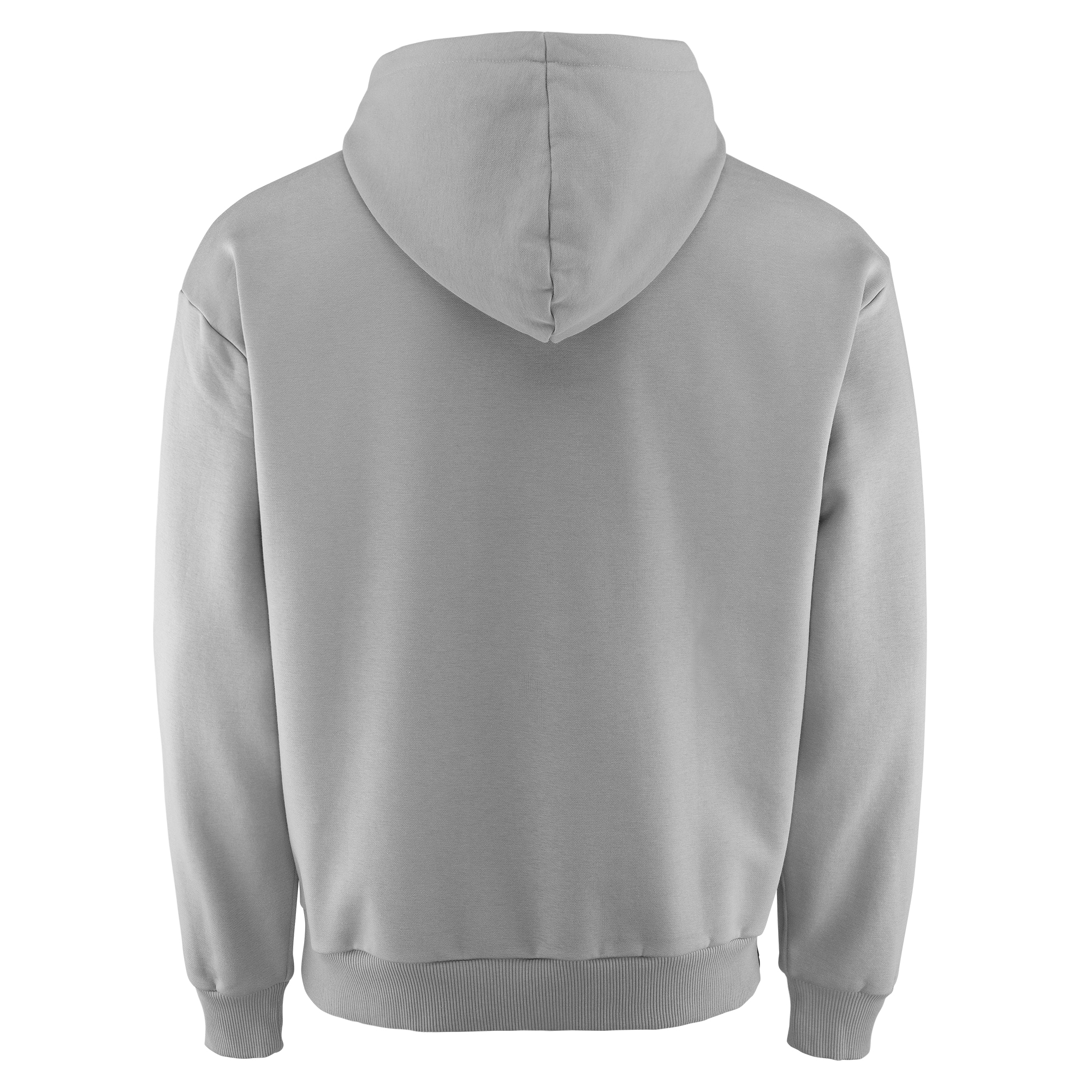 Kapuzen-Sweat washed grau