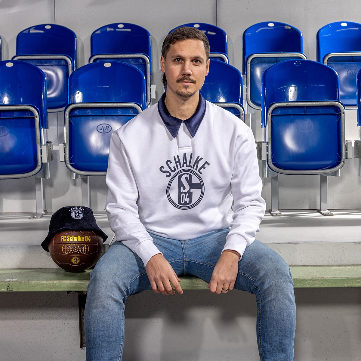 S04-Pullover Retro unisex navy