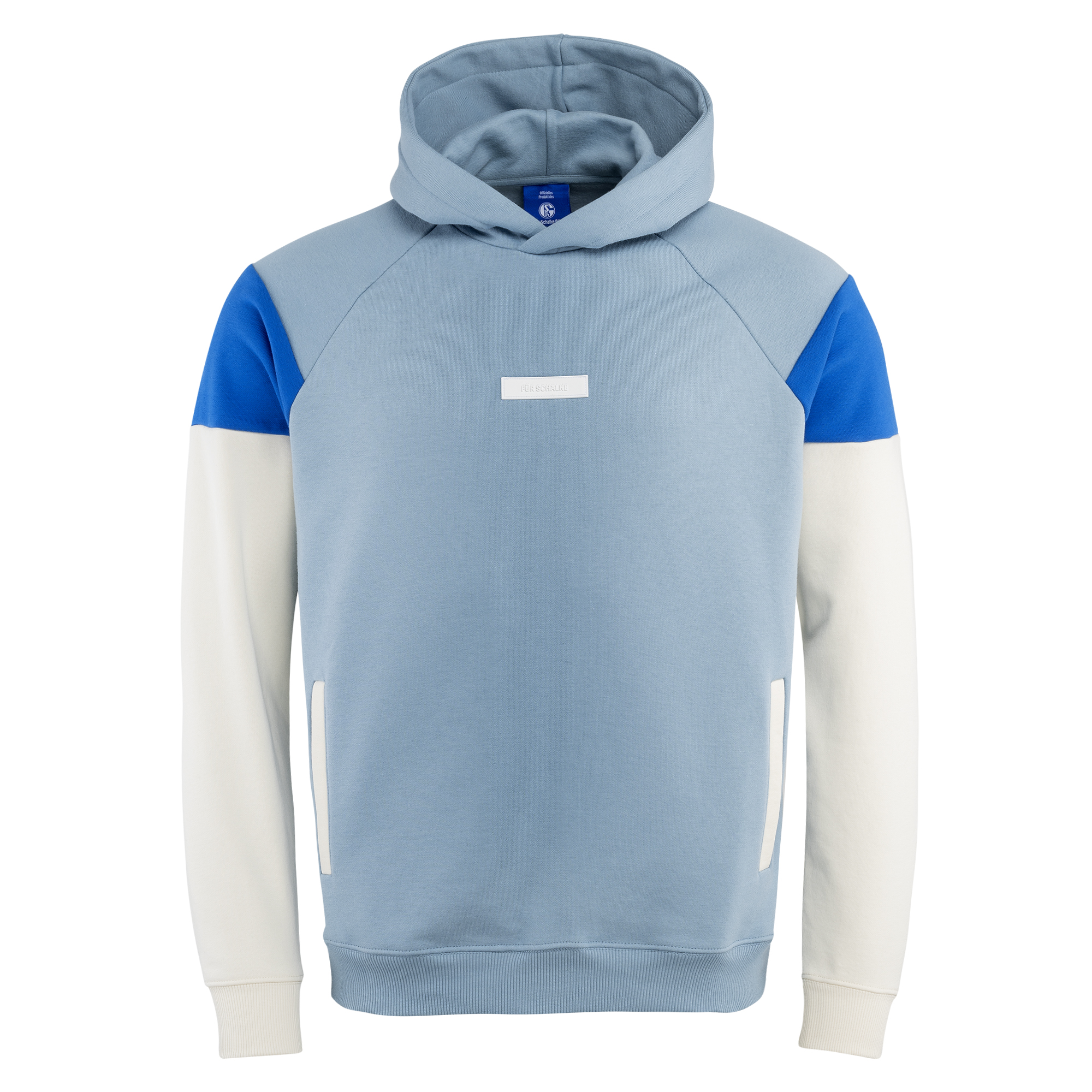 Details für Kapuzen-Sweat Schaaalke hellblau