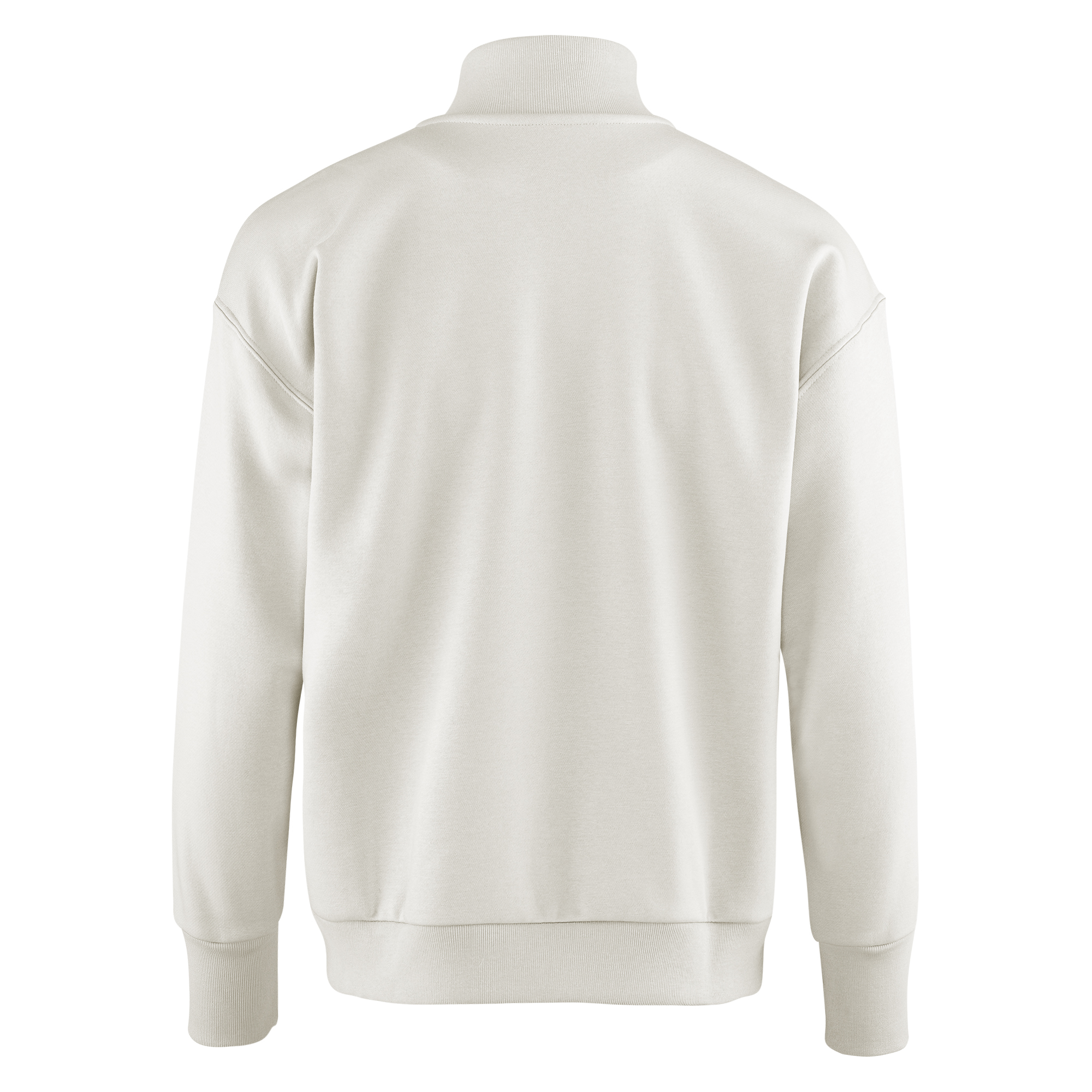 Half-Zip Sweater Damen beige