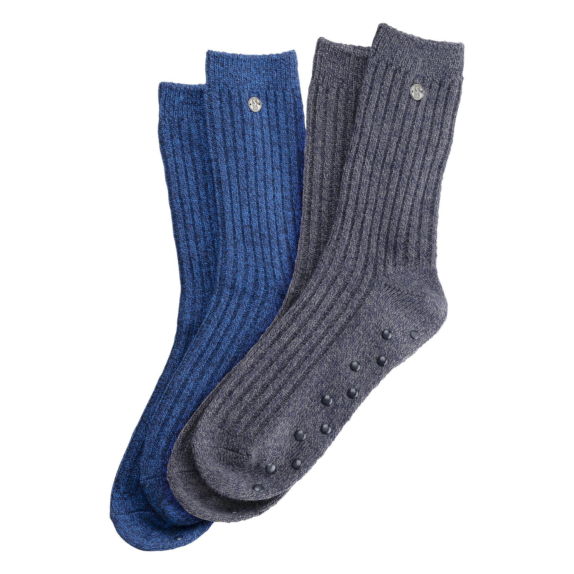 Details für Stricksocken 2er-Set anthrazit navy