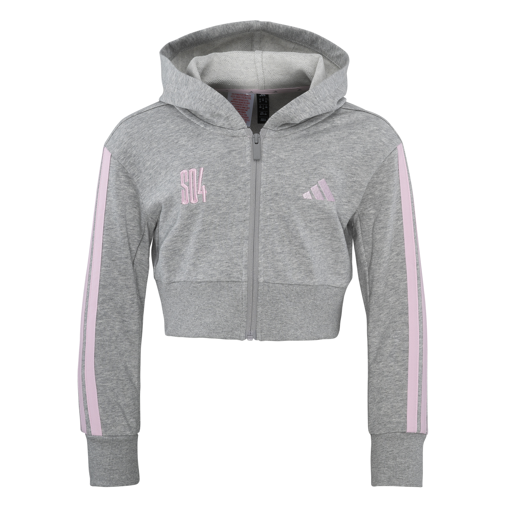 Details für adidas Kapuzen-Jacke Kids grau