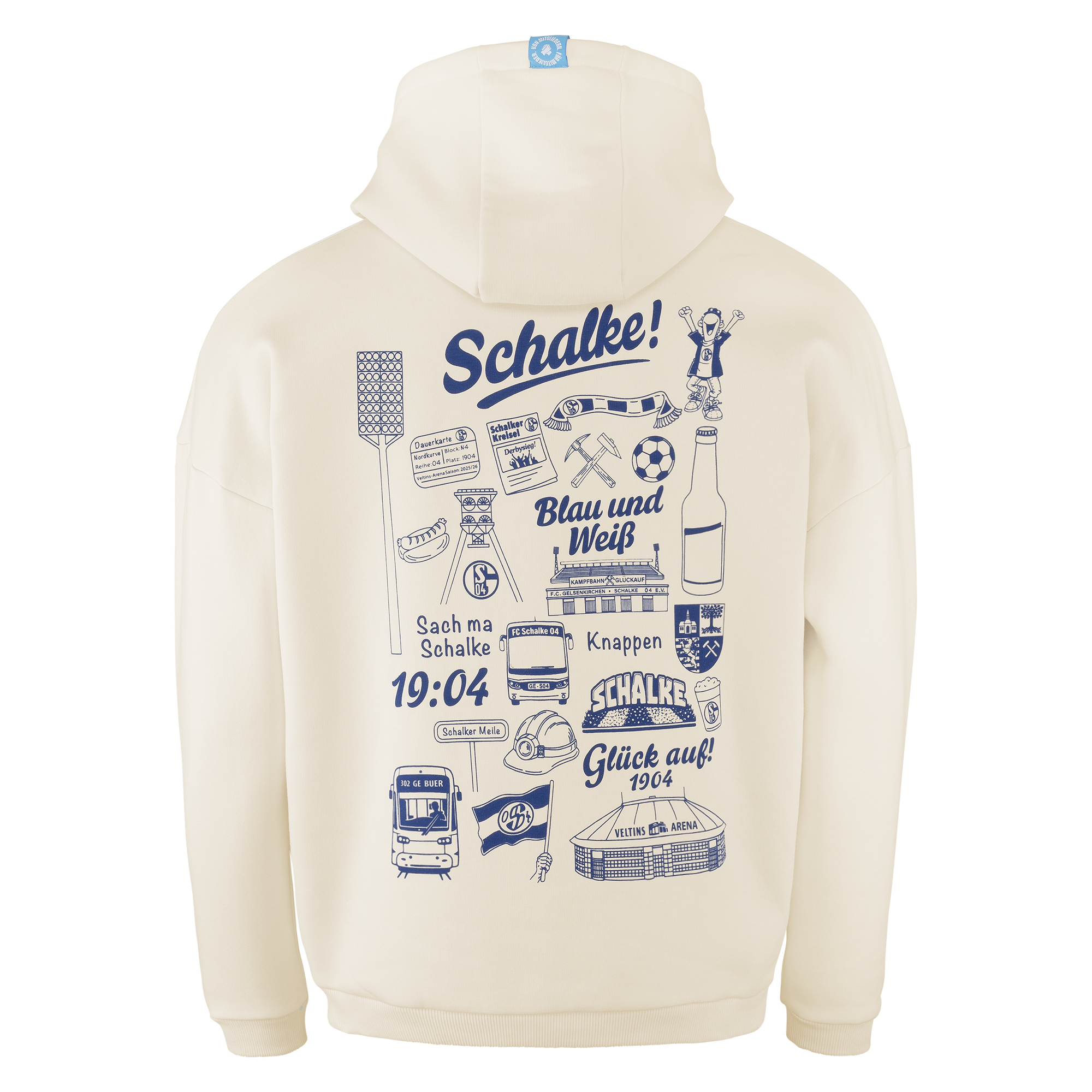 Mitglieder Hoodie Rückseite