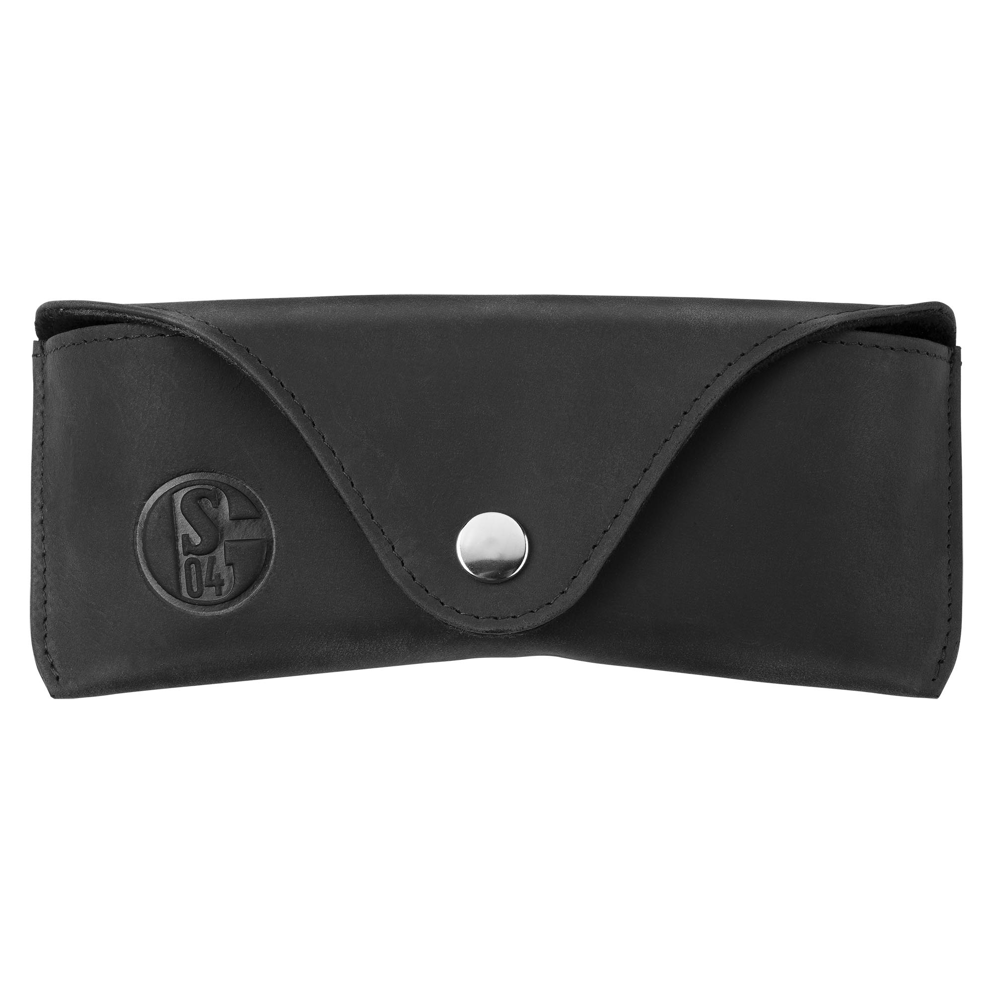 Schalke Brillen-Etui Leder