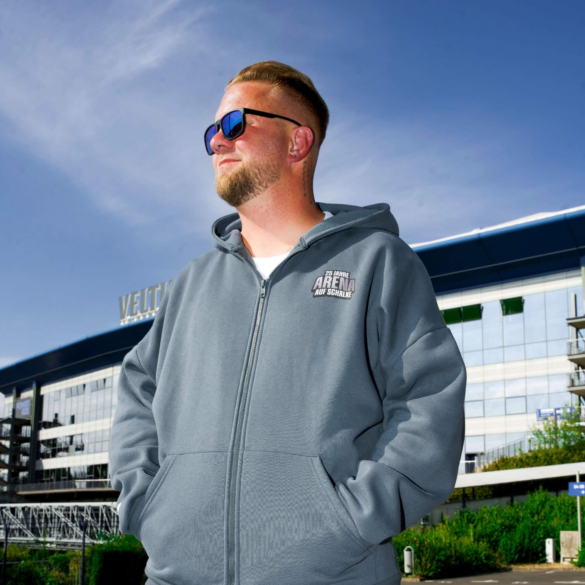 Arena Kapuzen-Jacke washed