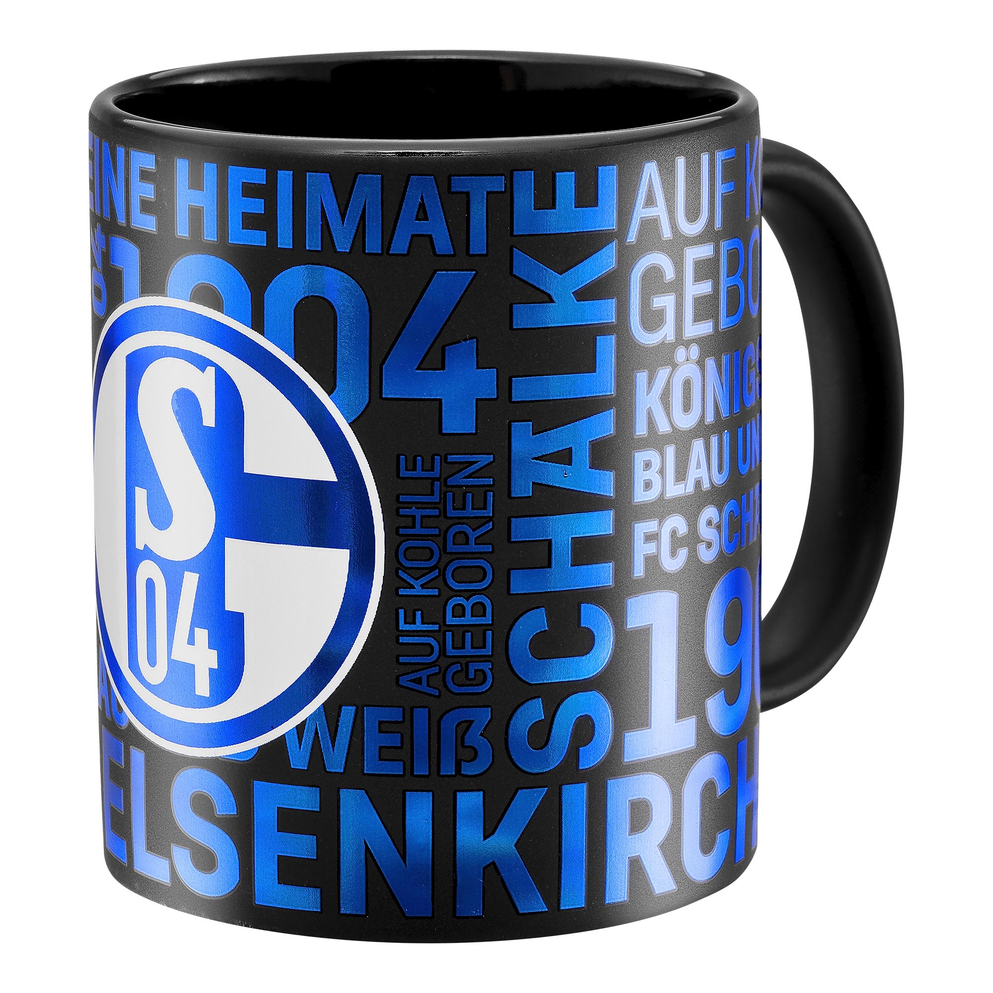Details für Kaffeebecher Metallic schwarz