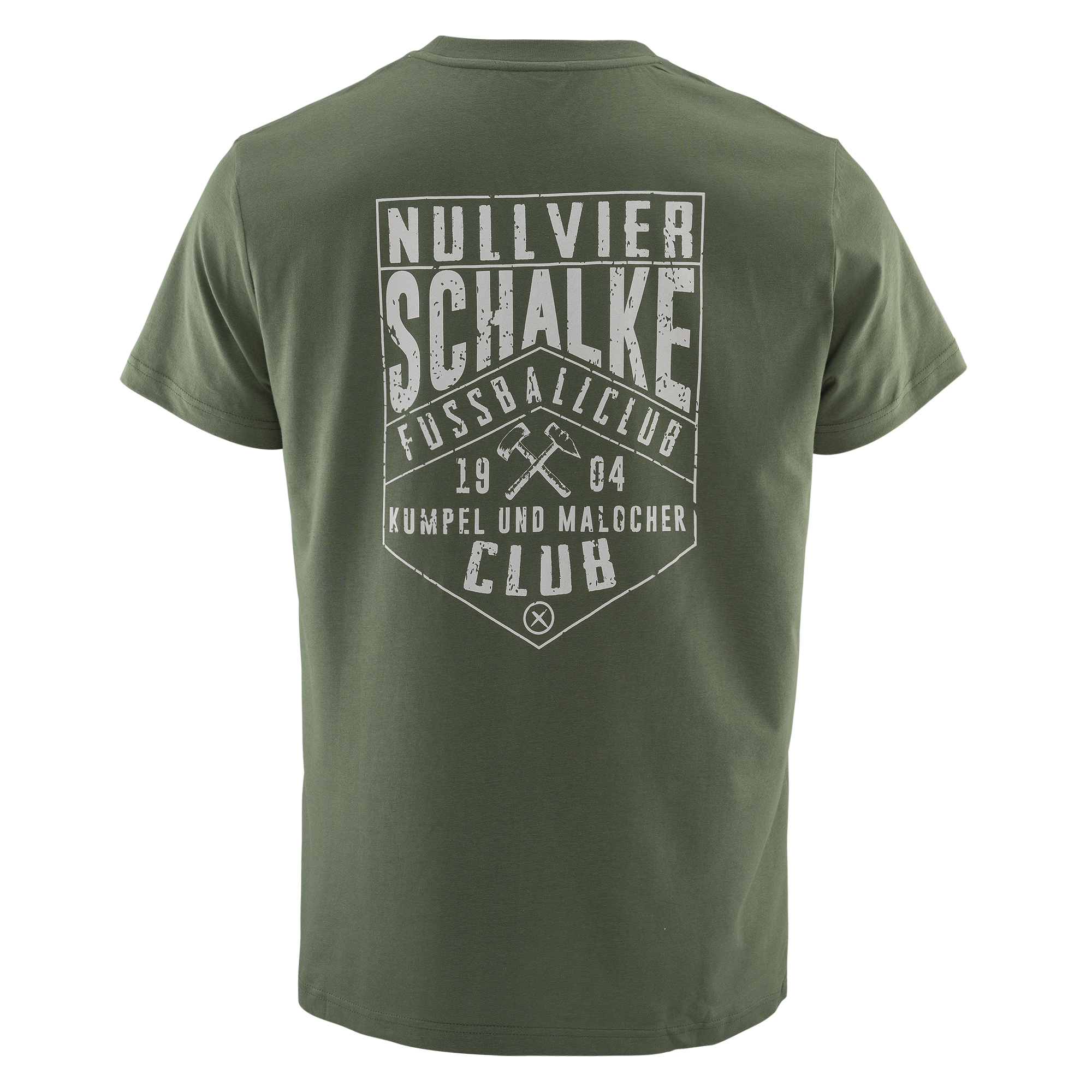 Rückenprint T-Shirt khaki 