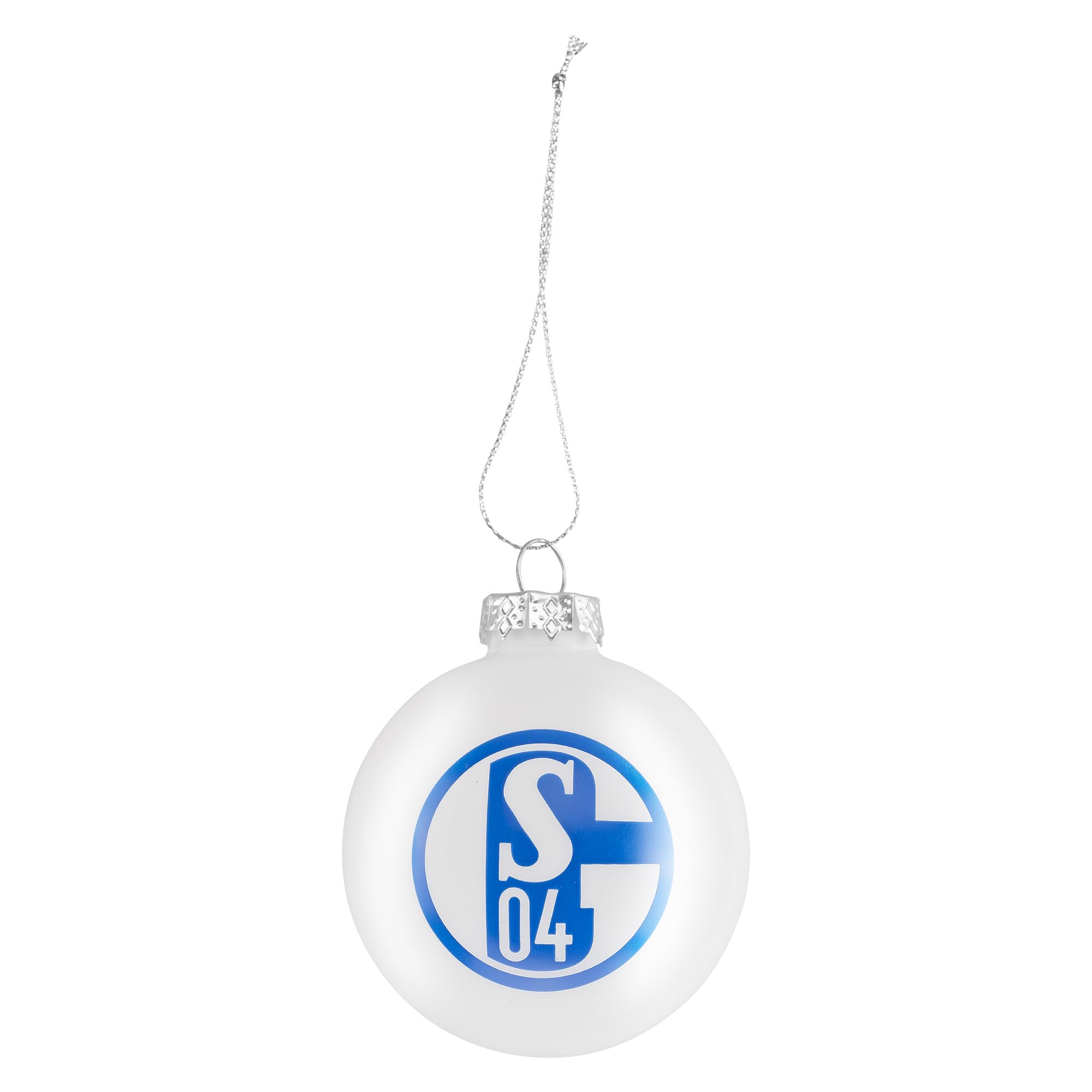 Weiße Kugel mit S04 Logo