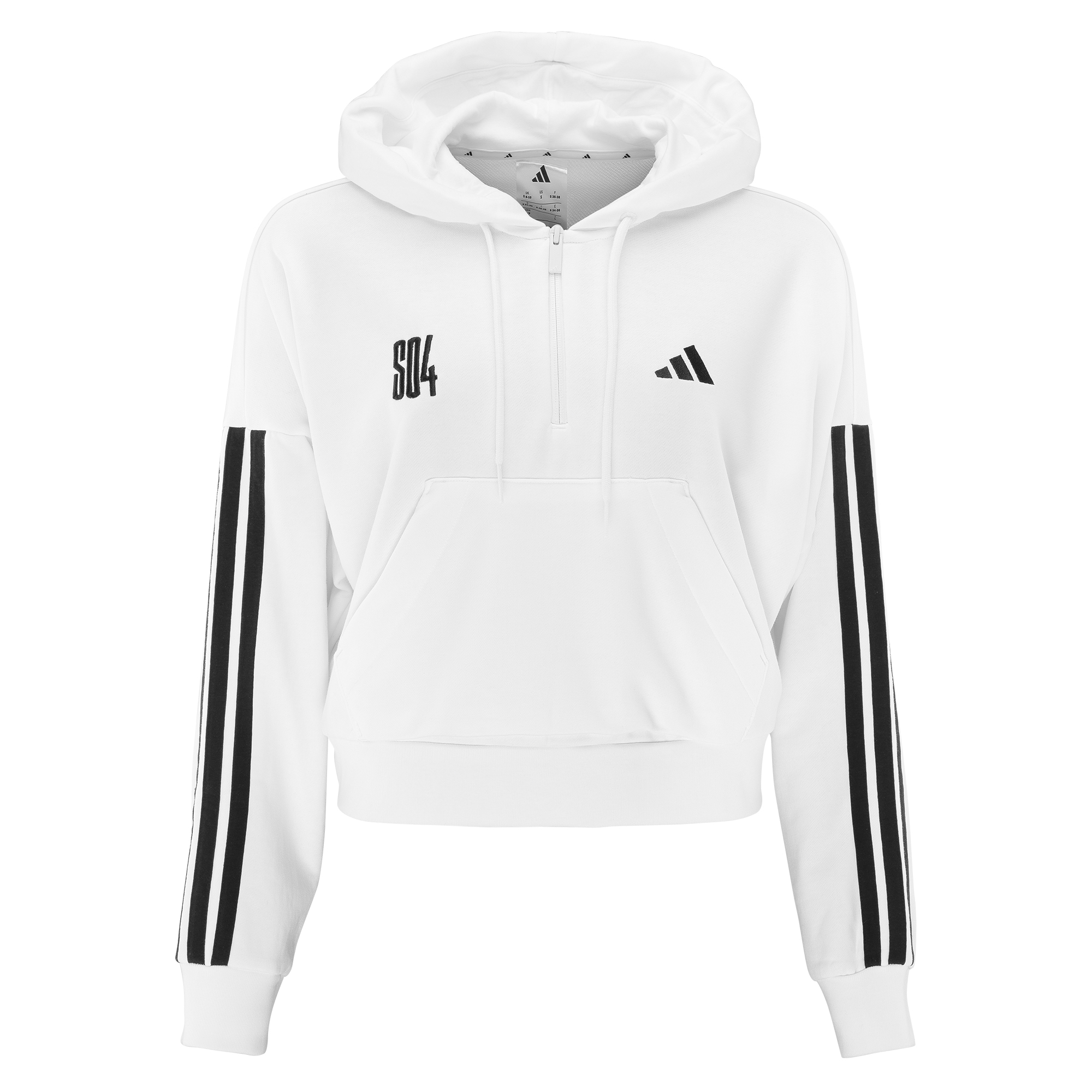 adidas Half-Zip Damen Essentials weiß