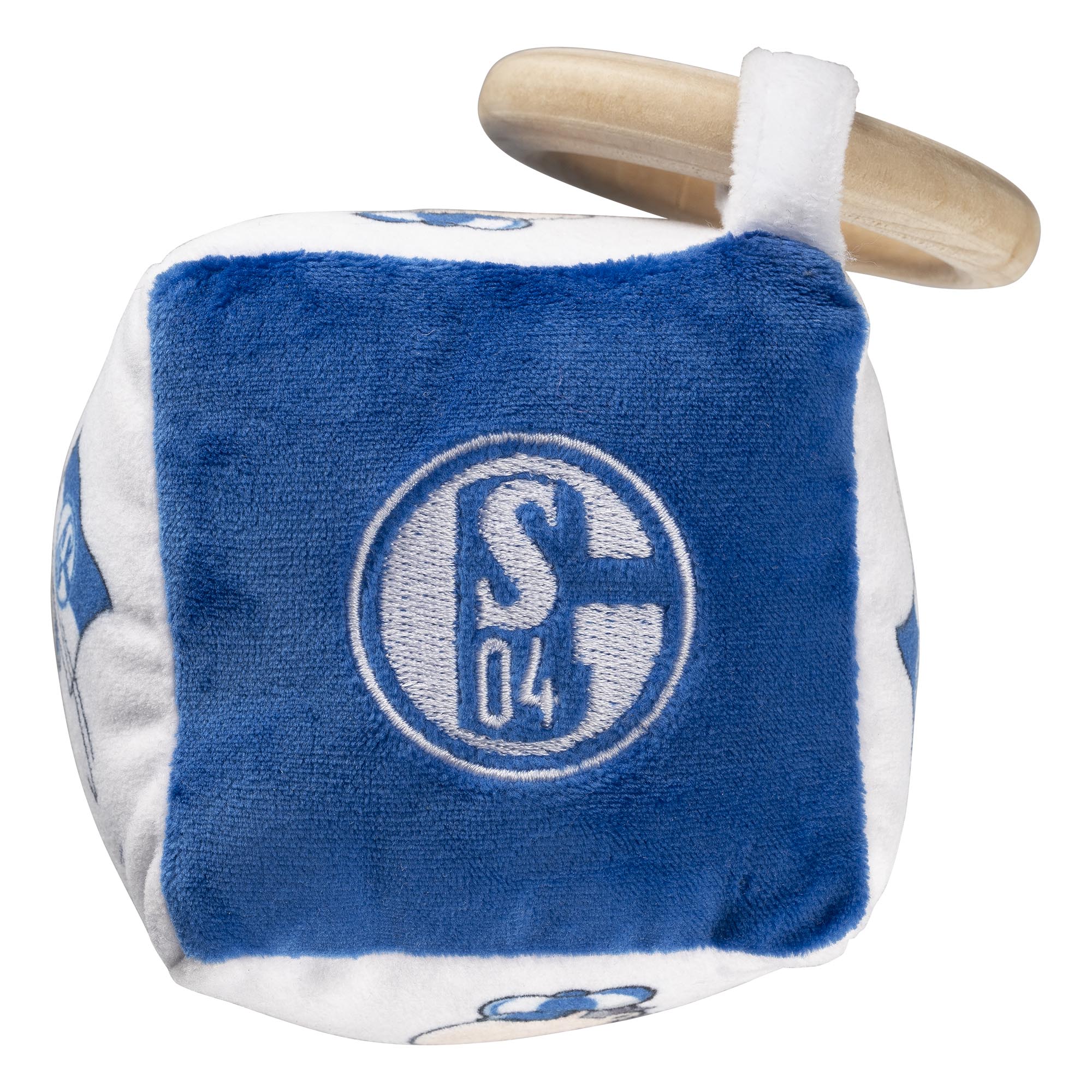 Plüschwürfel Baby Logo Signet