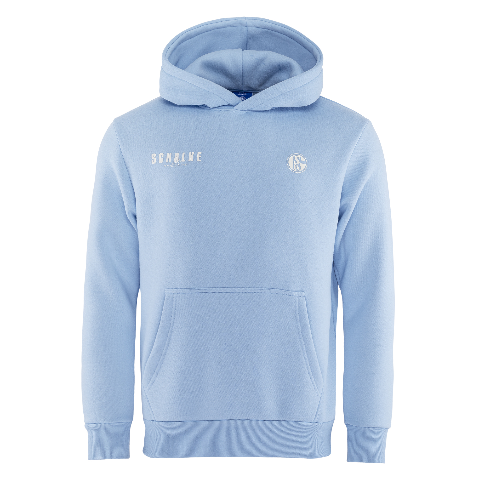 Details für Kapuzen-Sweat Schalke DNA hellblau