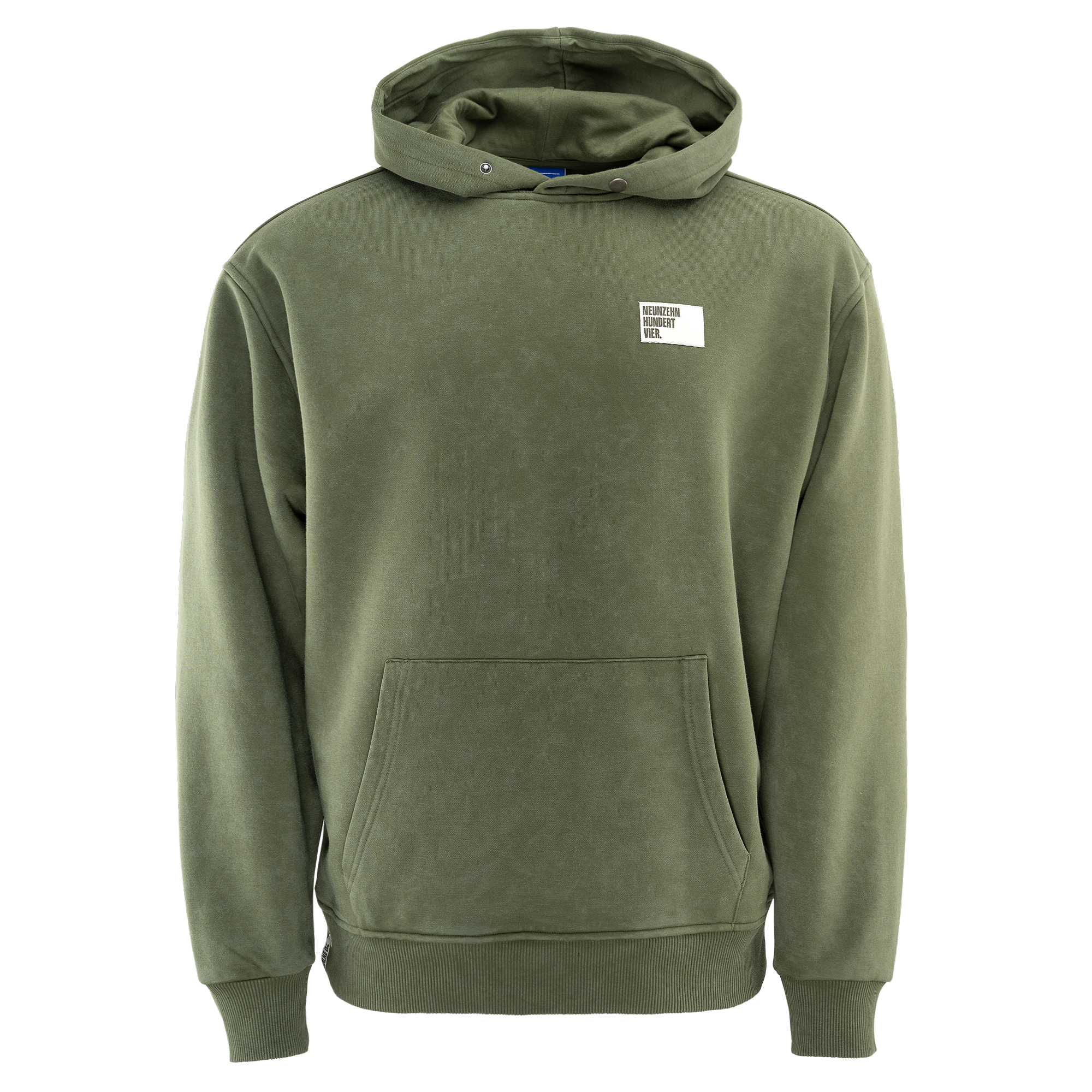 Details für Kapuzen-Sweat neunzehnhundertvier khaki