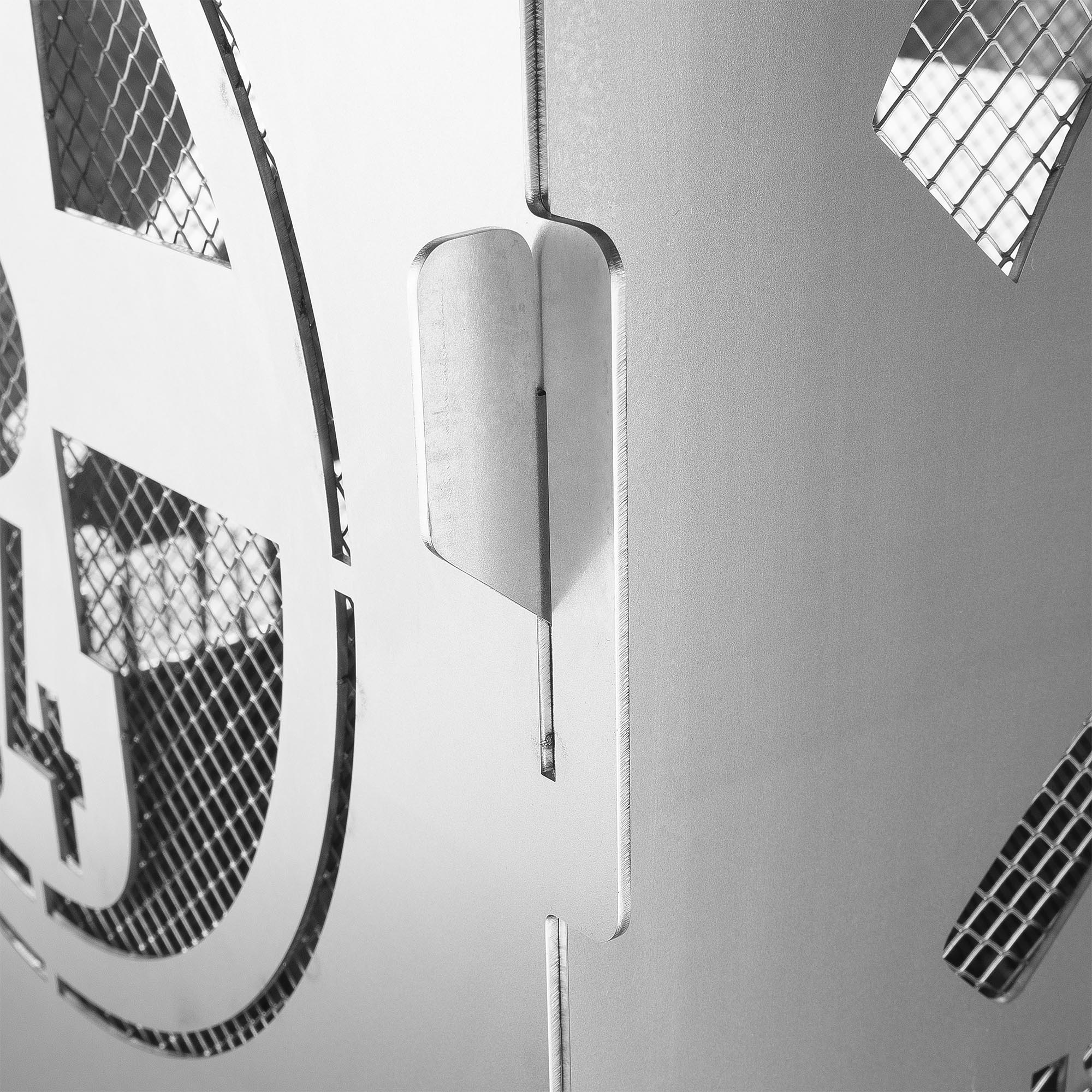 Feuerkorb Detail Verschluss