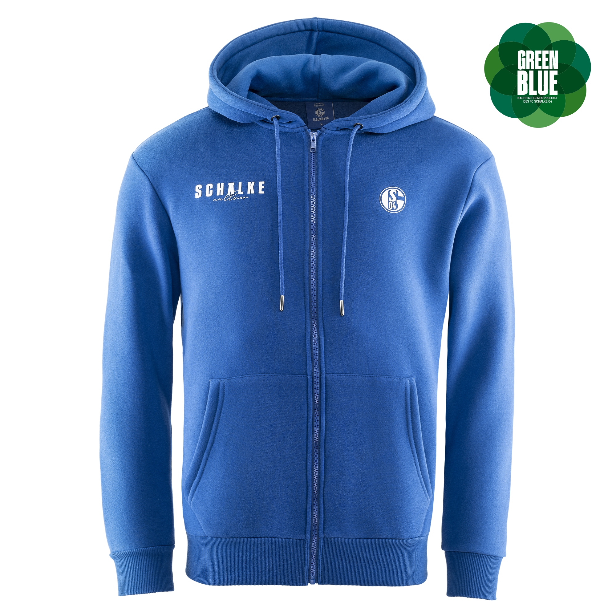 Details für Kapuzen-Jacke Schalke DNA königsblau