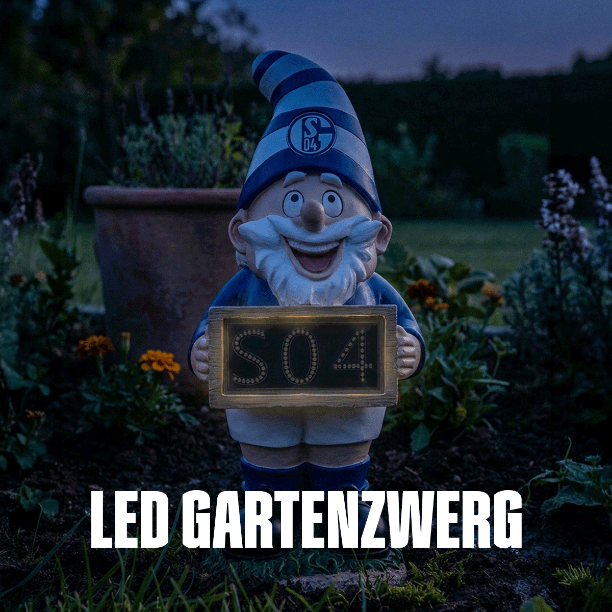 LED-Gartenzwerg