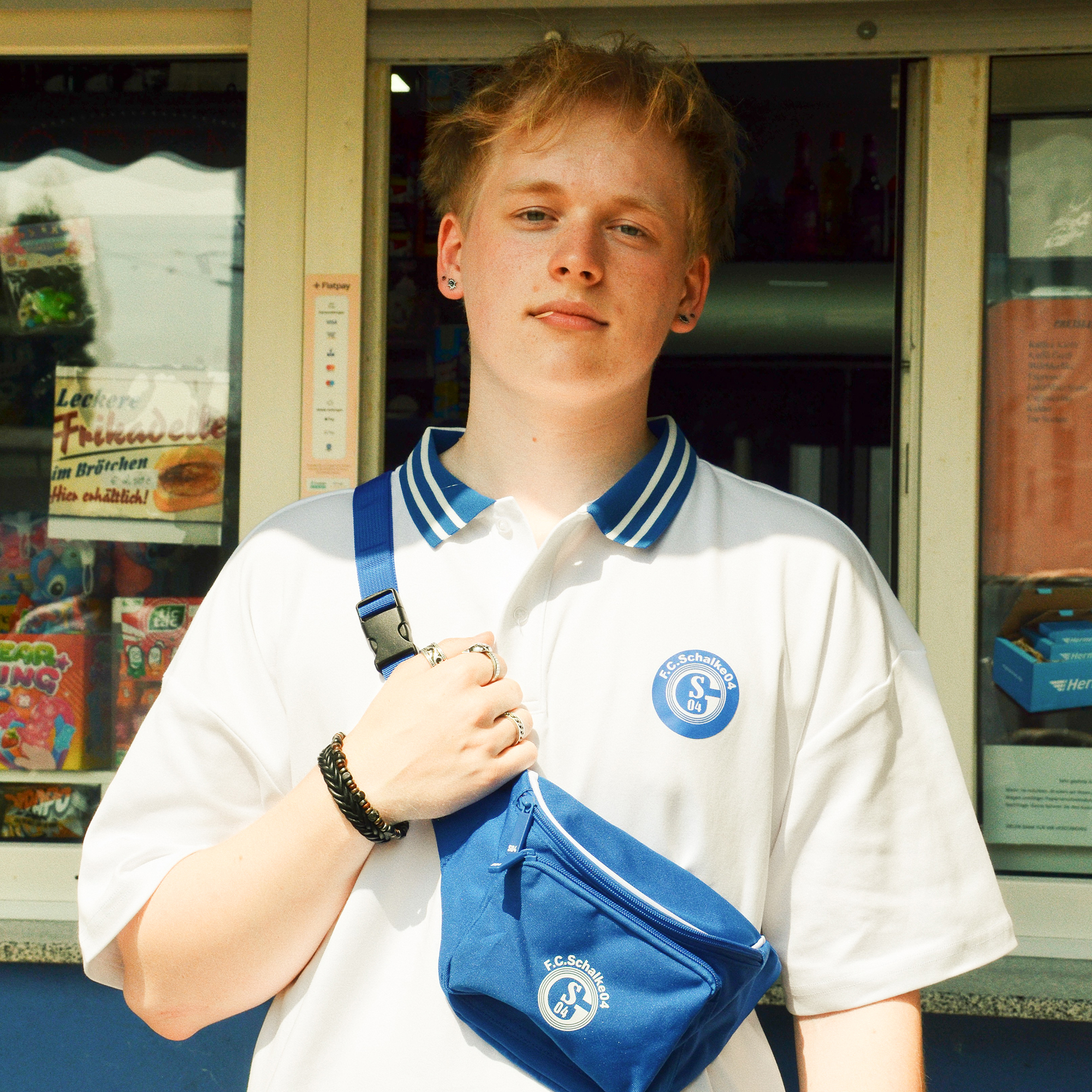Retro Poloshirt Model