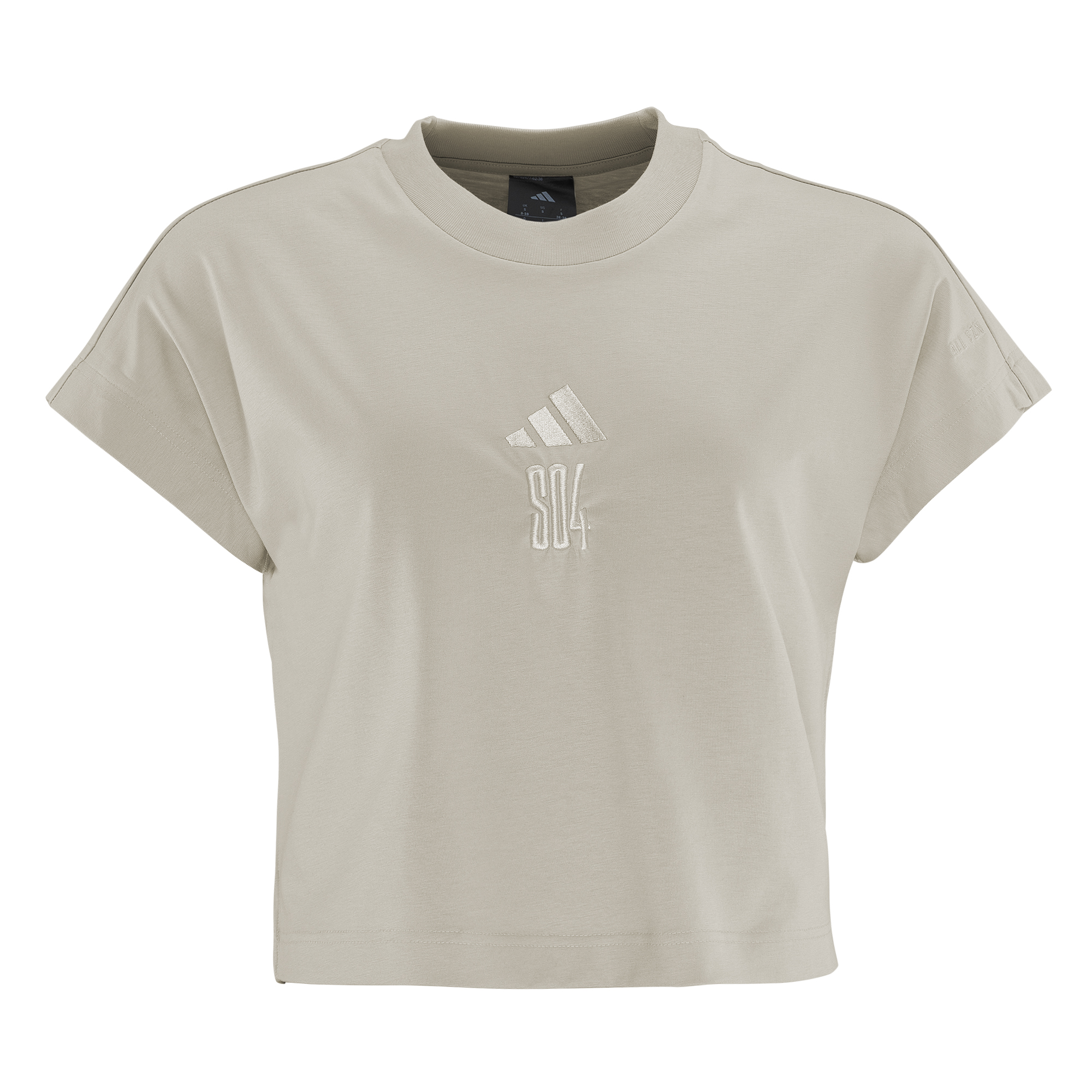 Details für adidas T-Shirt Damen beige