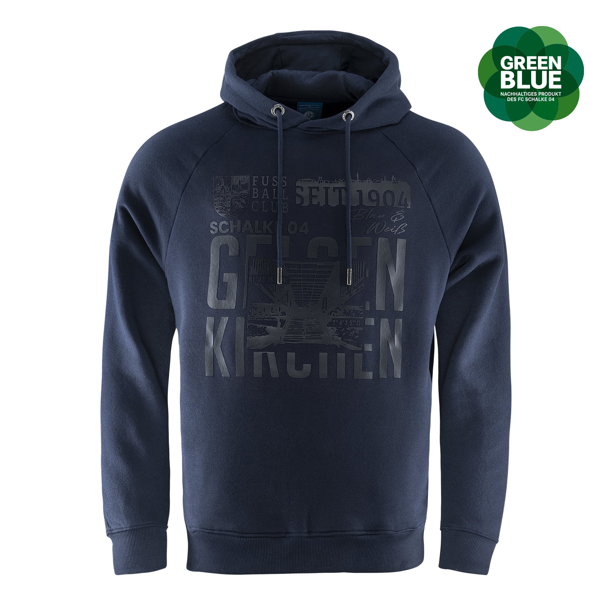 Details für Kapuzen-Sweat Collage navy