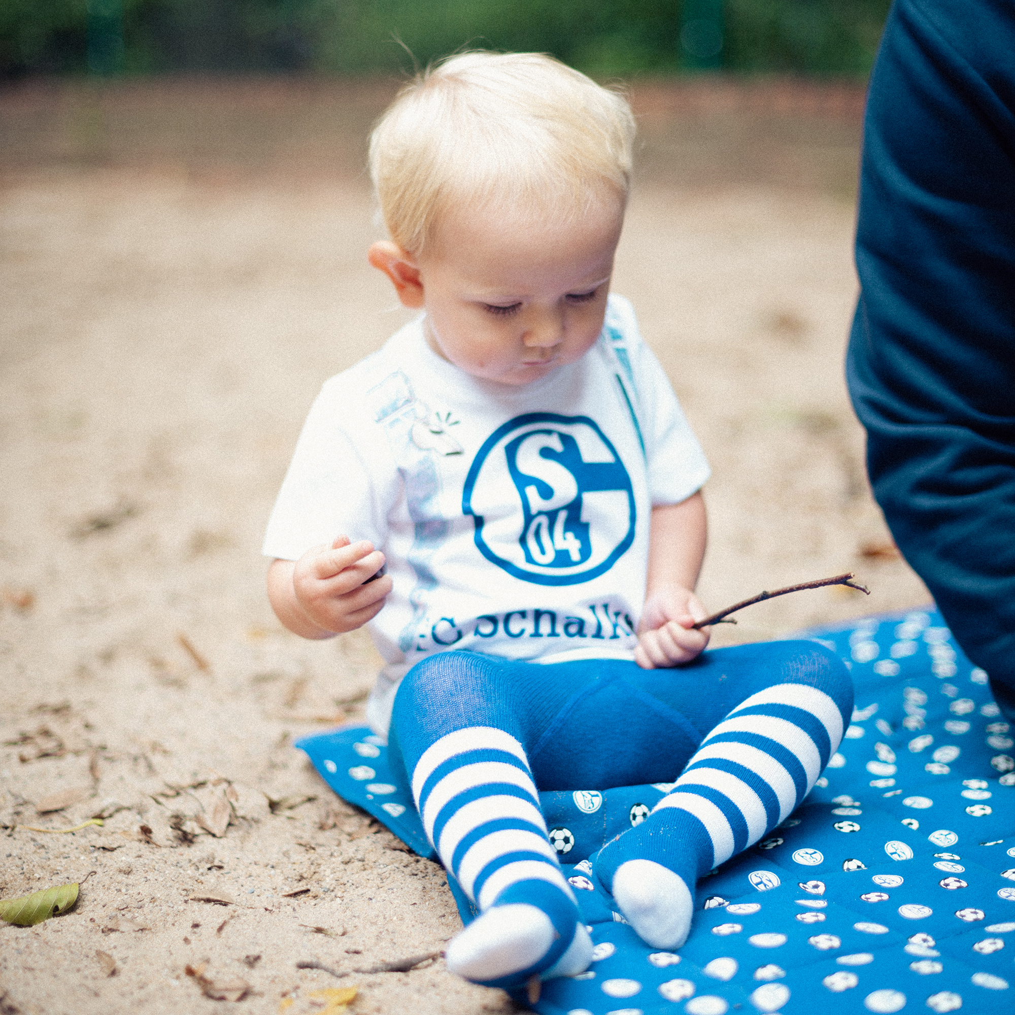 Baby Strumpfhose blau