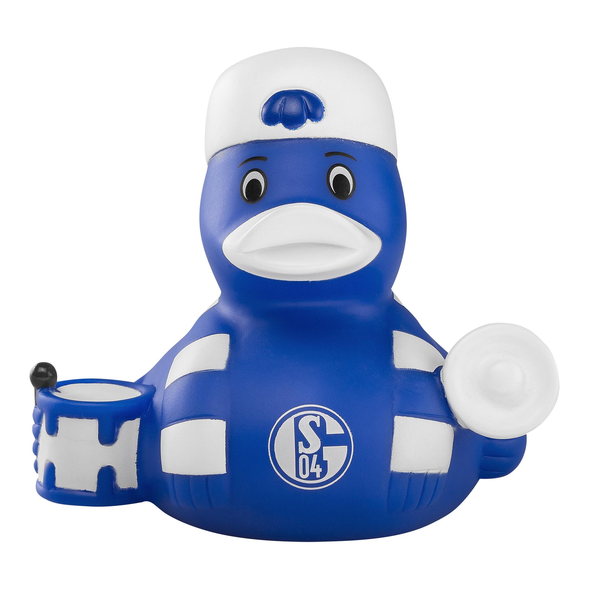 Badeente Megafon und Trommel