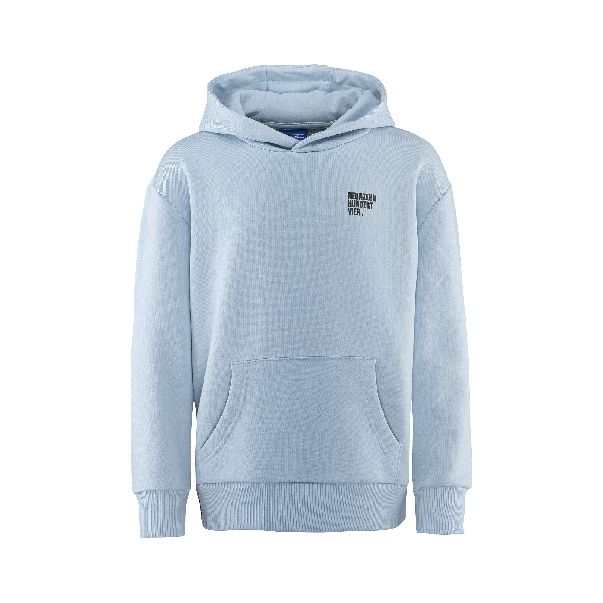 Details für Kapuzen-Sweat Kids neunzehnhundertvier hellblau