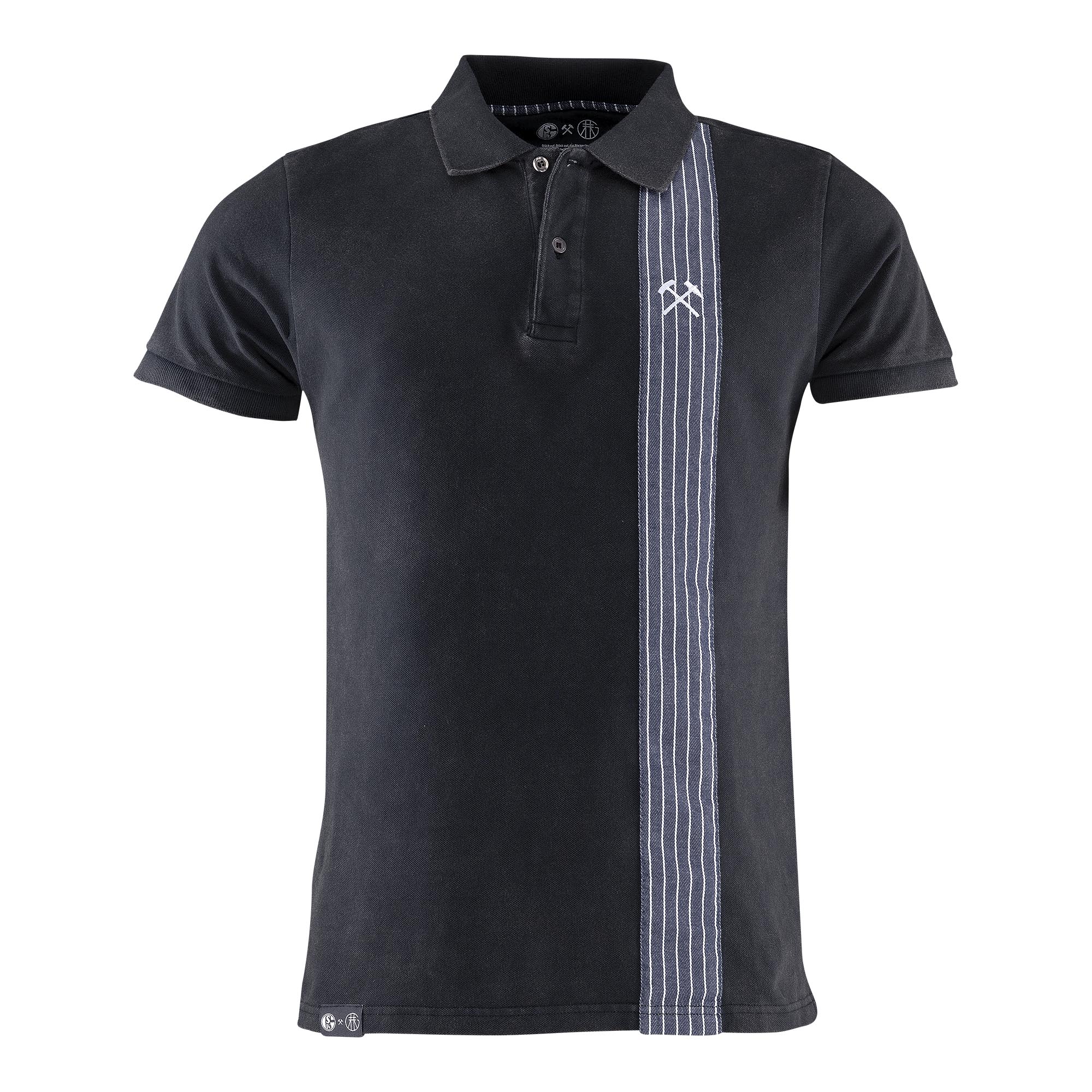Details für Polo-Shirt S04 x GH Schichtbeginn Kohle