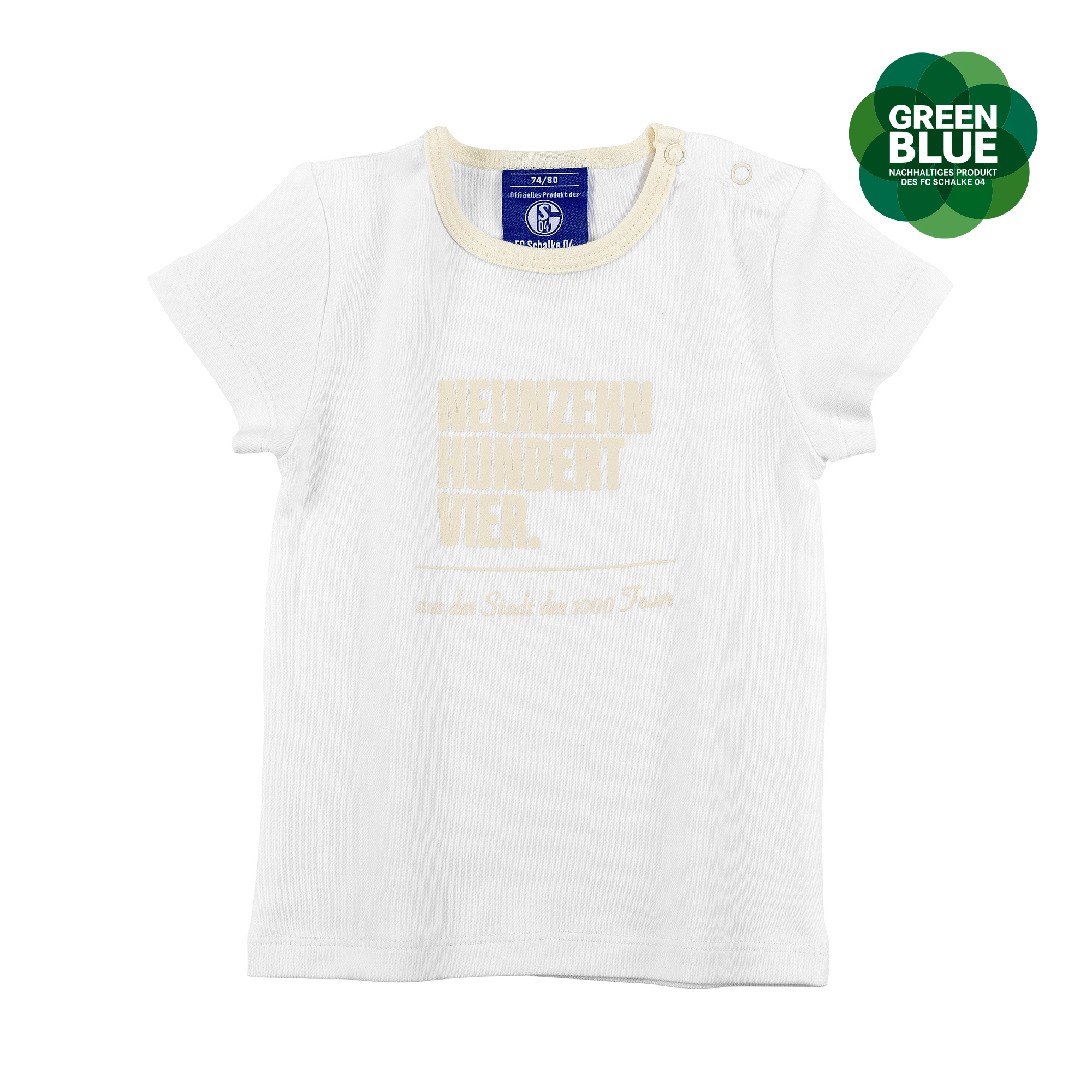 T-Shirt Baby neunzehnhundertvier weiß