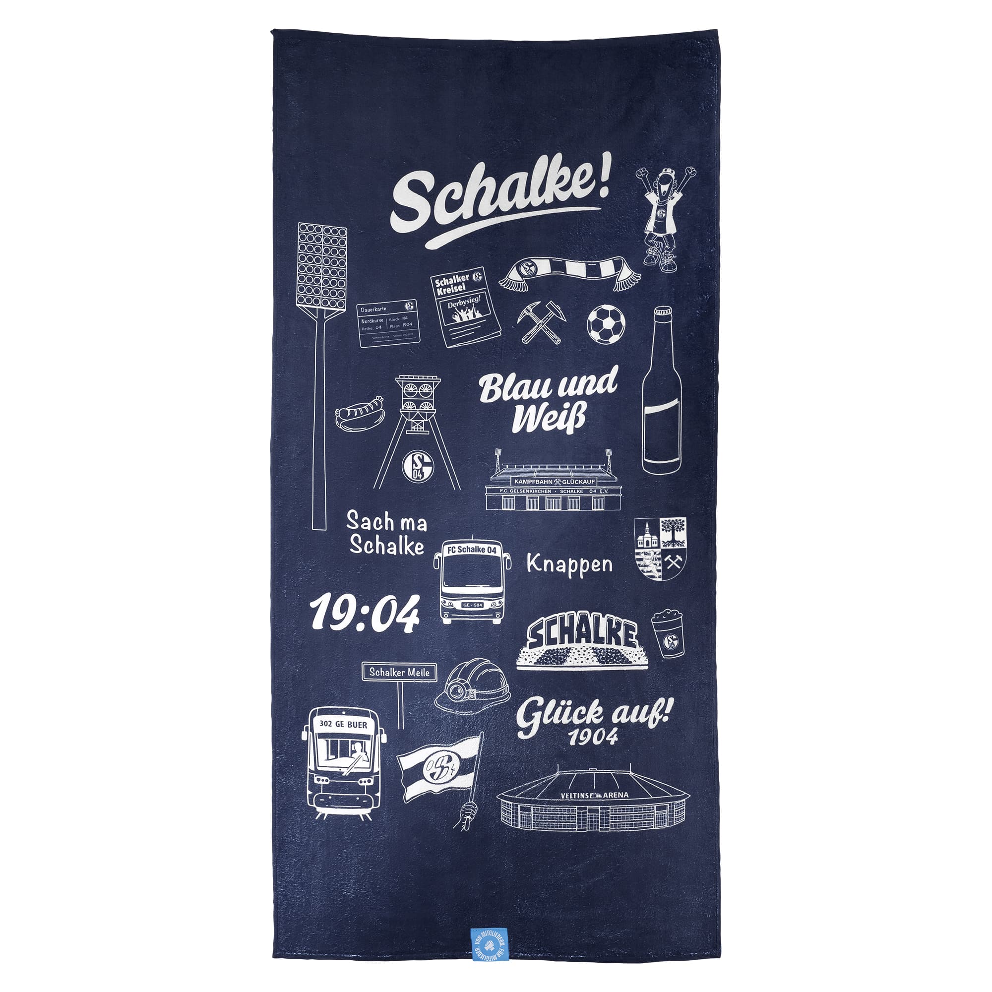 Details für Duschtuch Traditionen navy