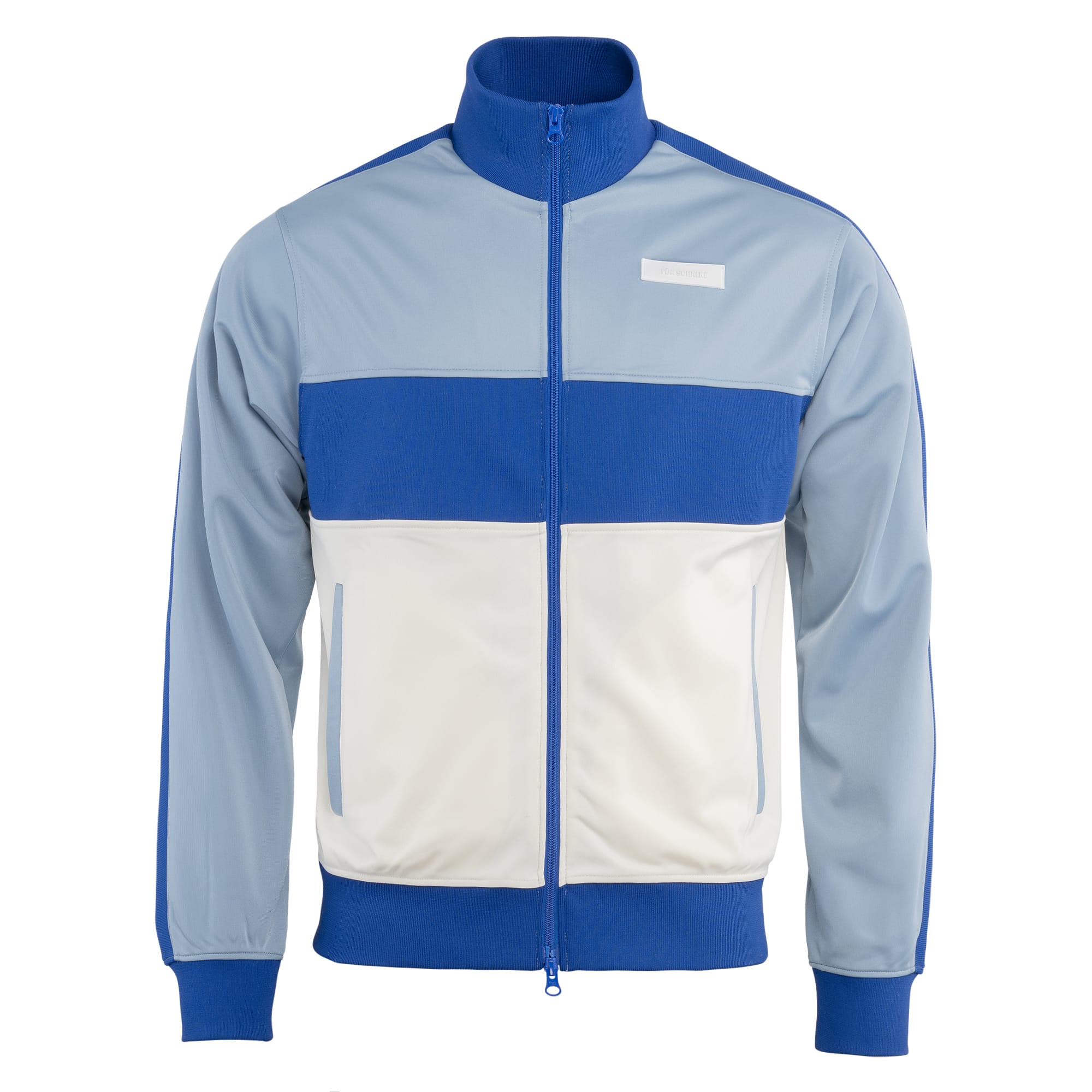 Details for track top Schaaalke light blue