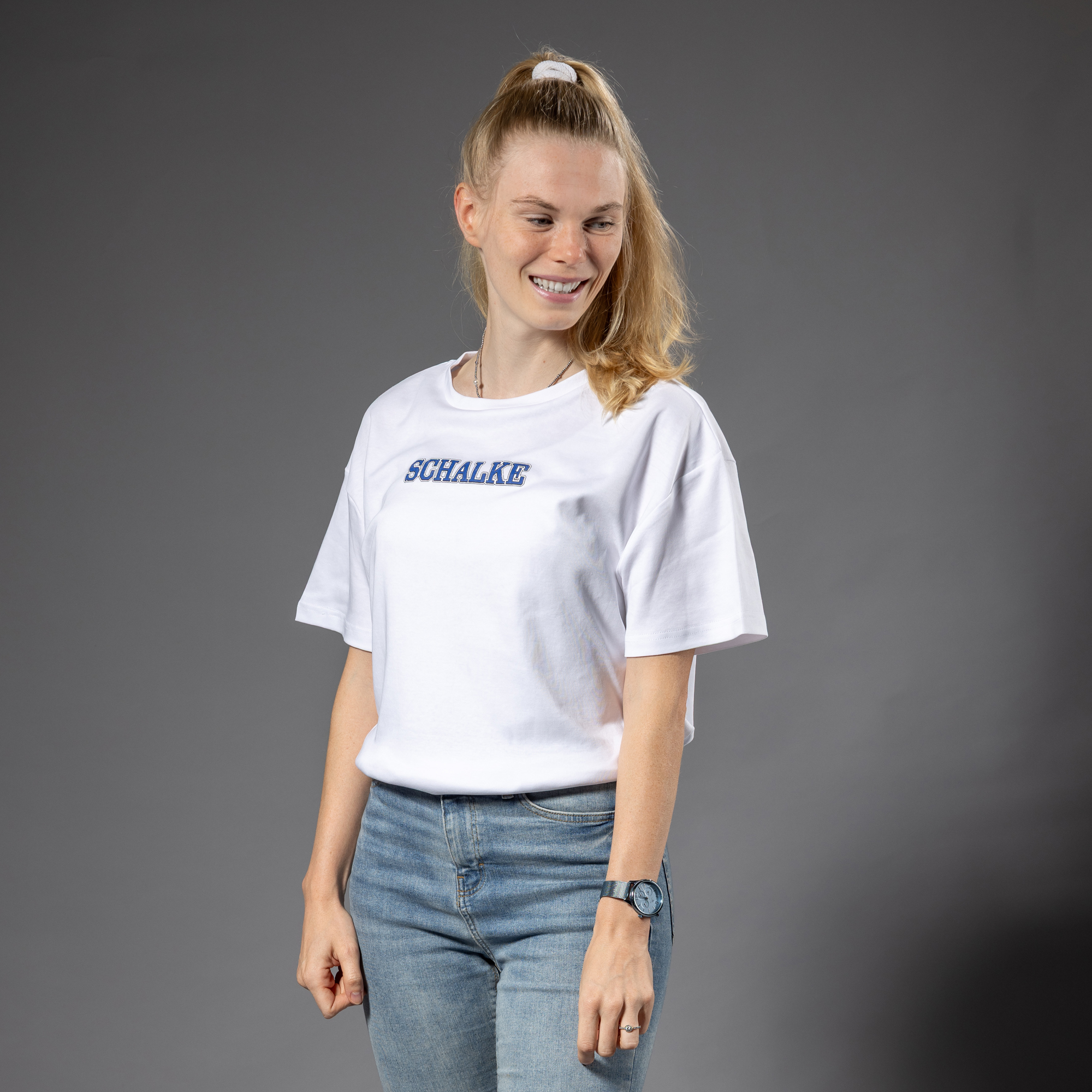 T-Shirt Vintage weiß