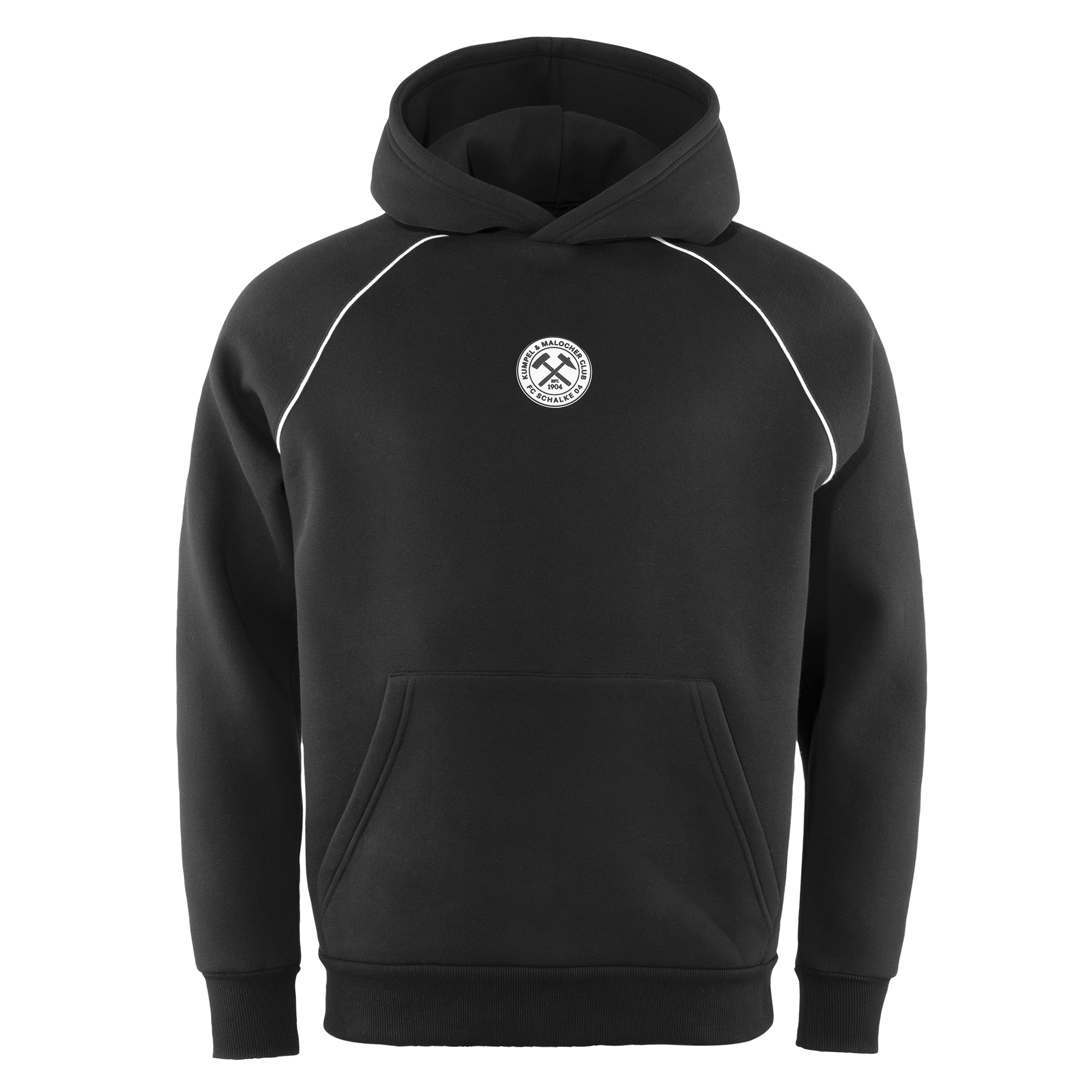 Details für Kapuzen-Sweat Kumpel & Malocher schwarz