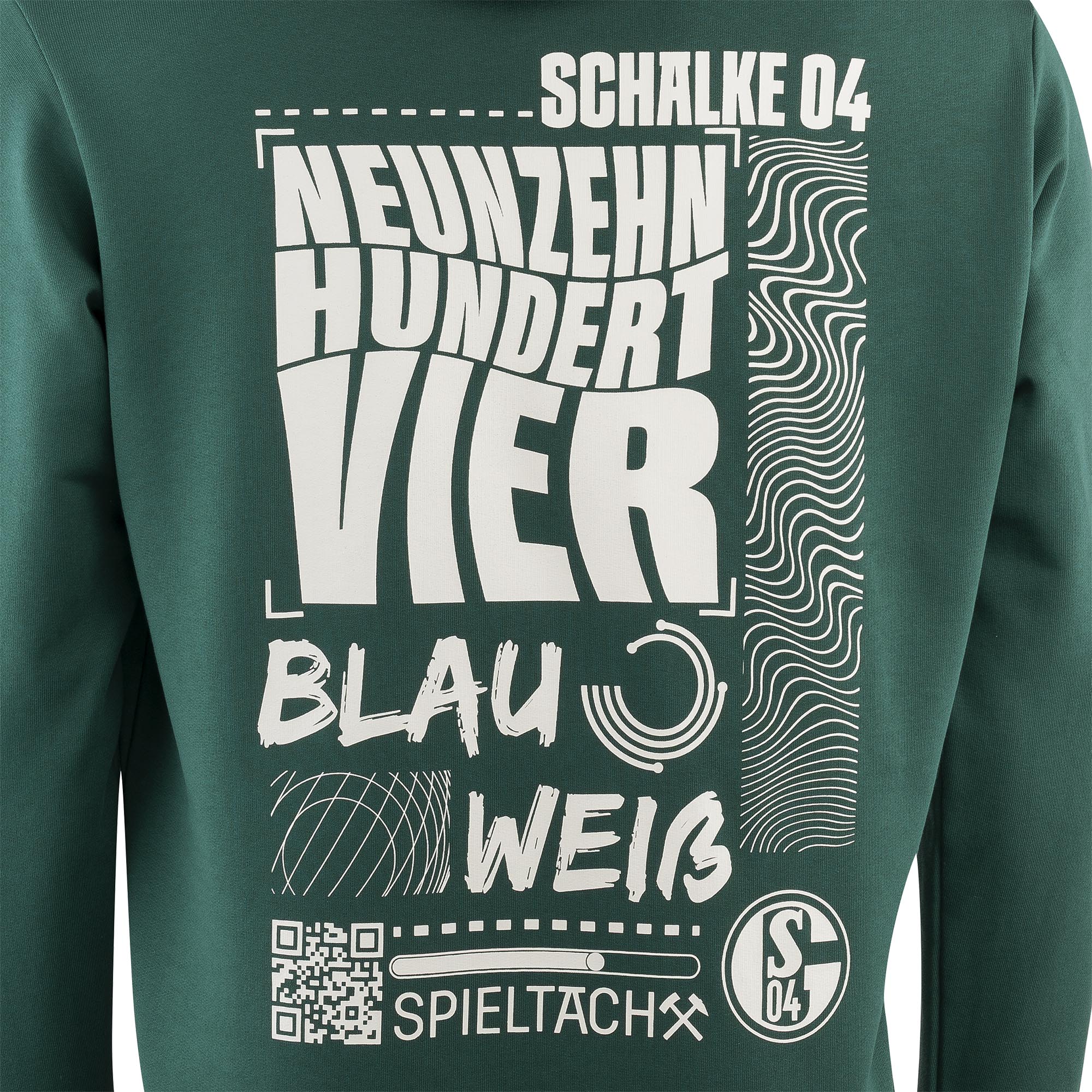 Backprint Kapuzen-Sweat 
