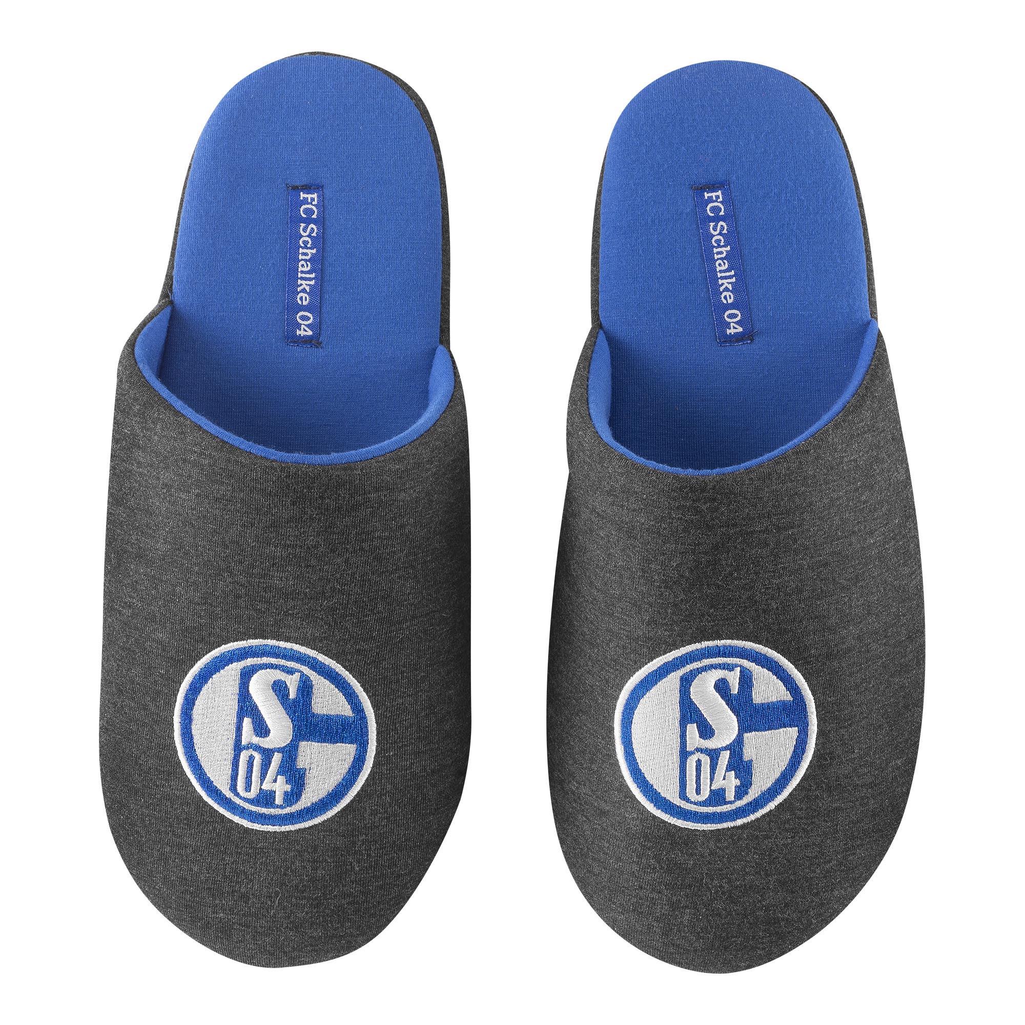 Hausschuhe mit Schalke 04 Logo