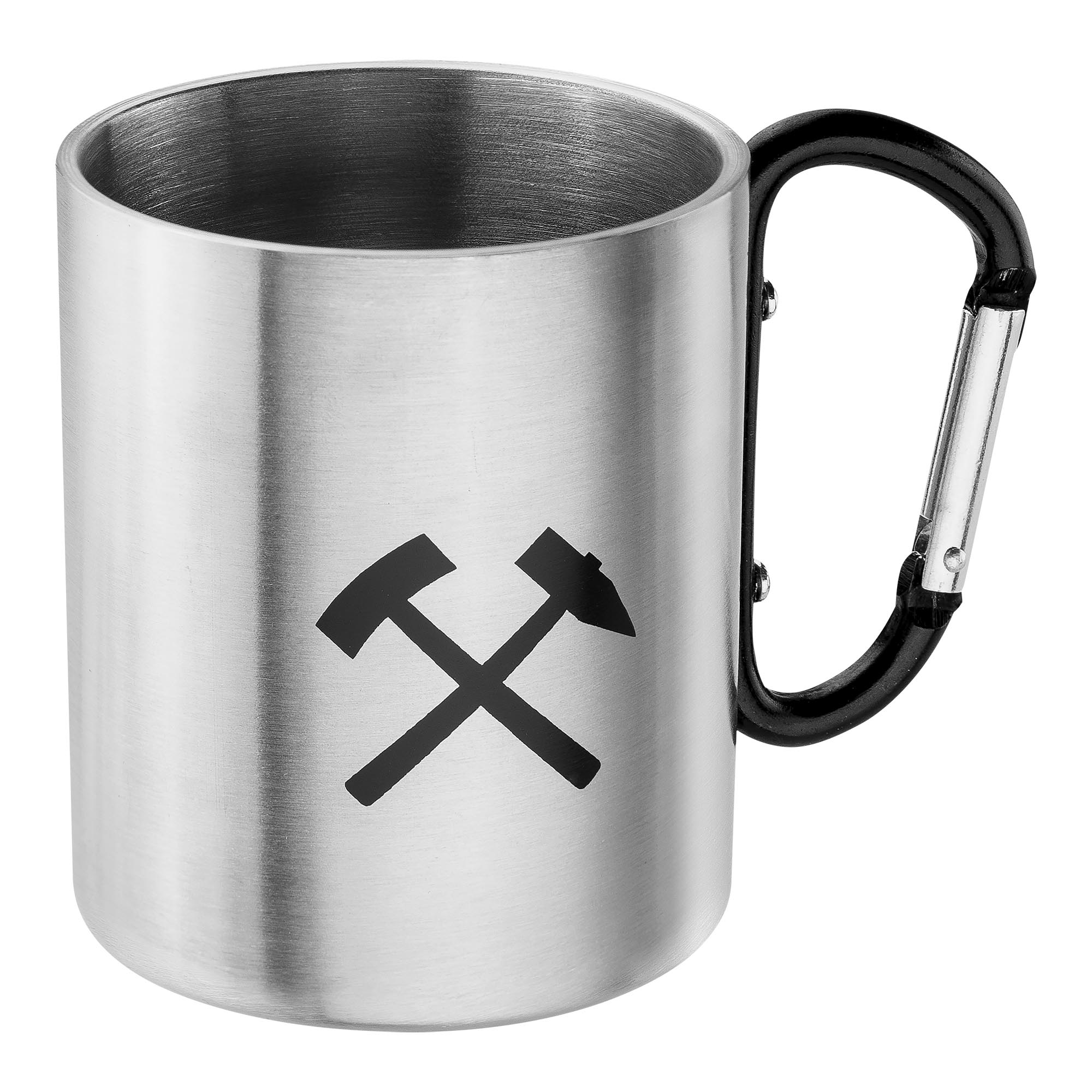 Tasse Emaille Karabiner