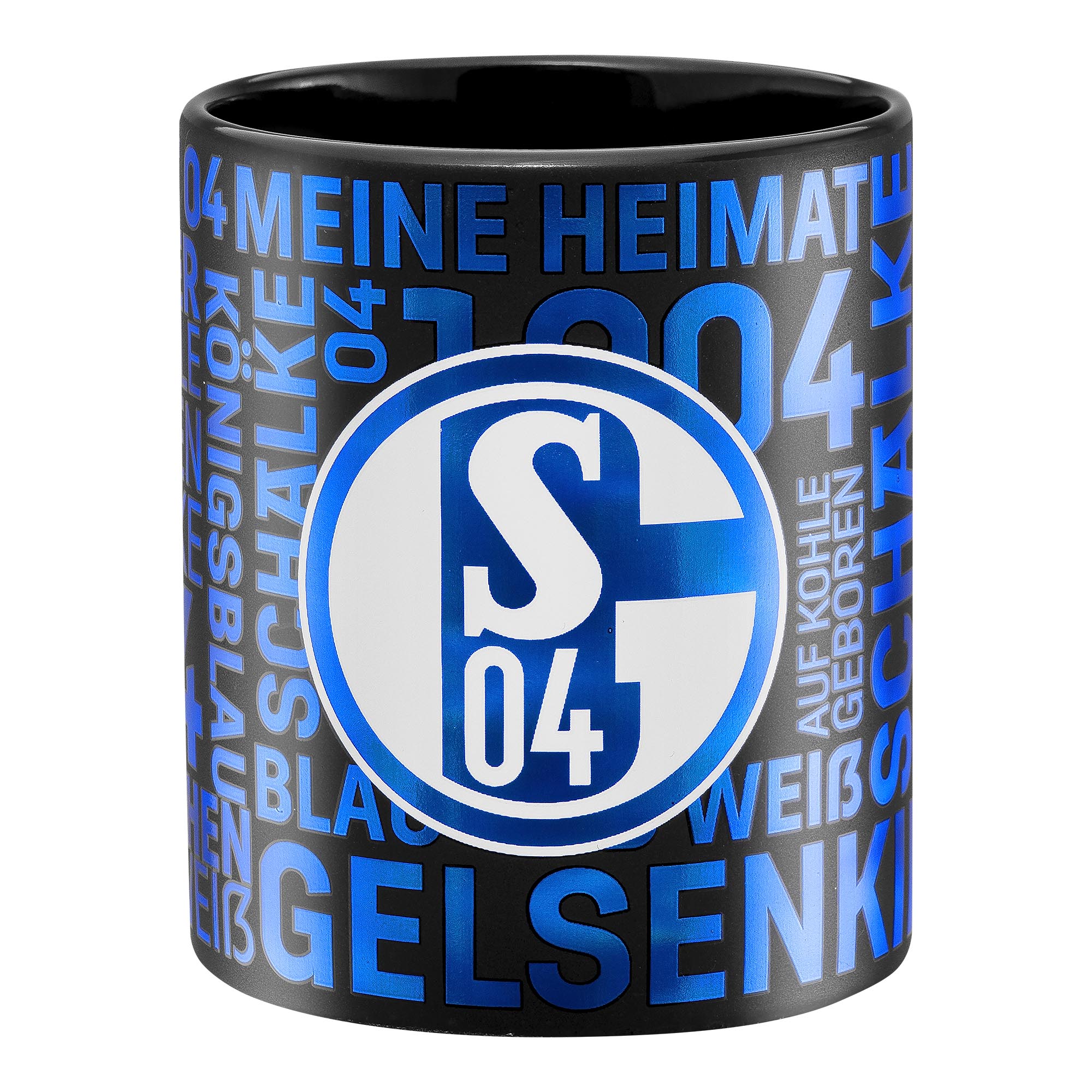 Kaffeebecher Metallic schwarz