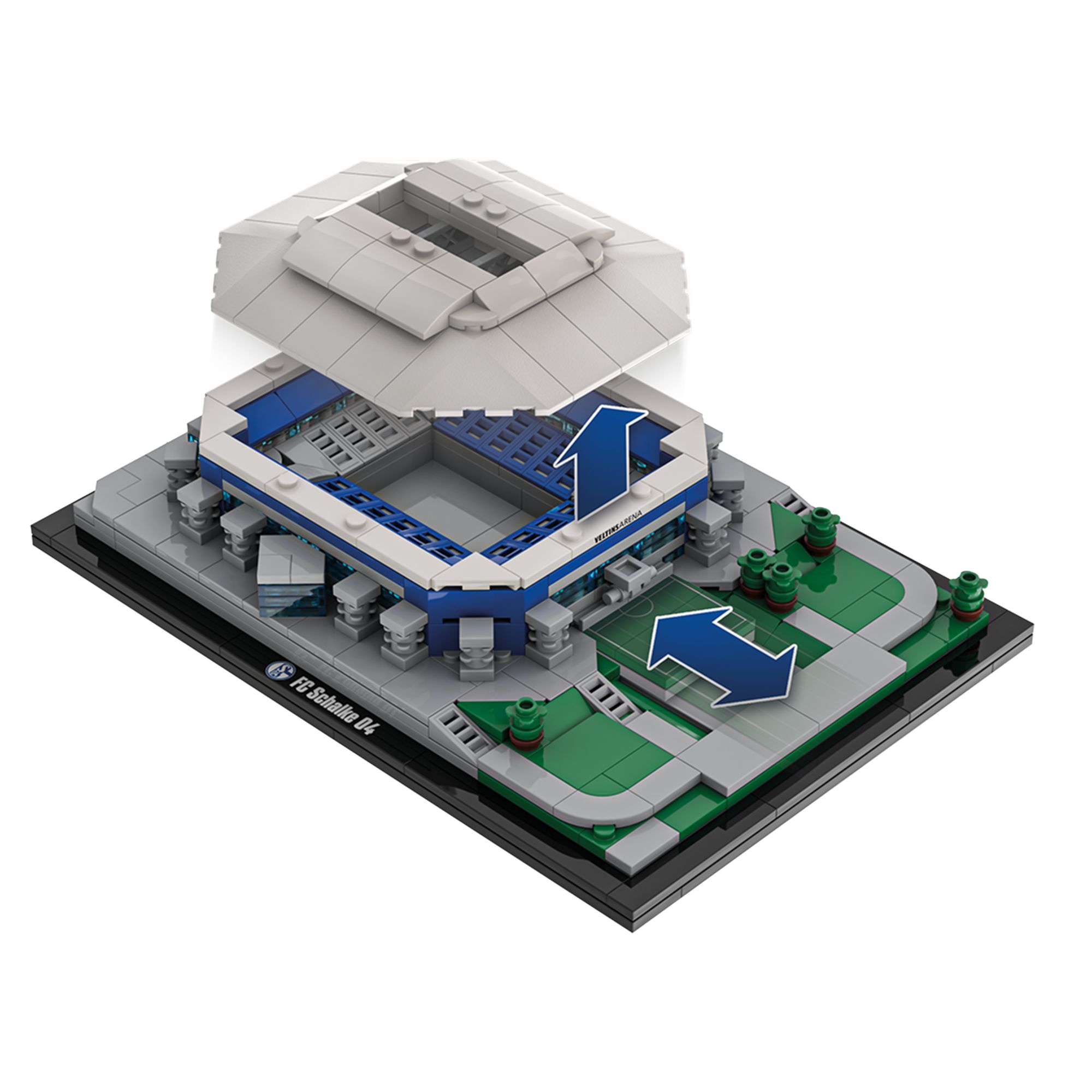 Miniatur Veltins-Arena Dach