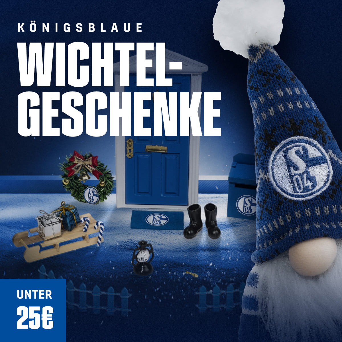 Königsblaue Wichtelgeschenke unter 25 Euro