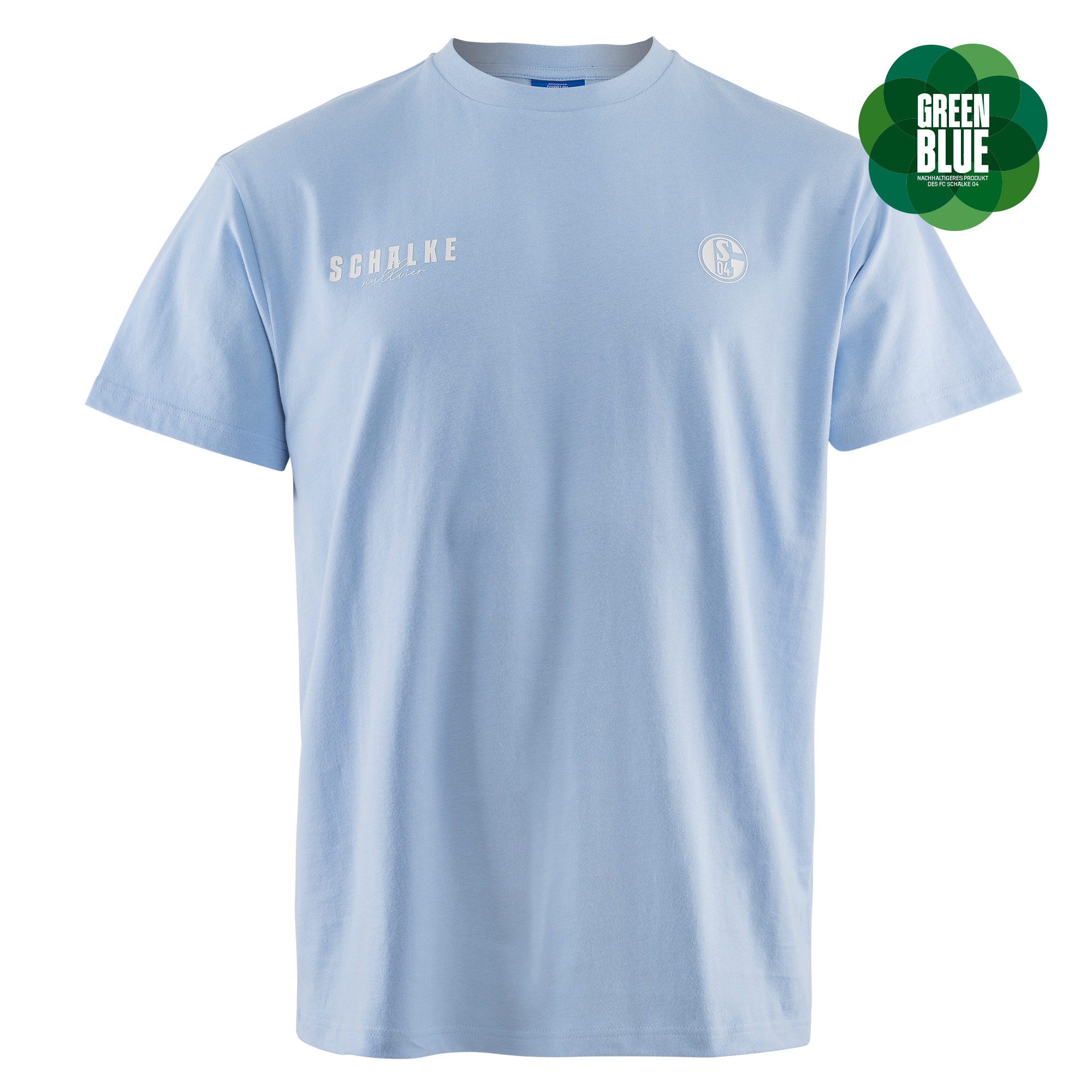Details für T-Shirt Schalke DNA hellblau