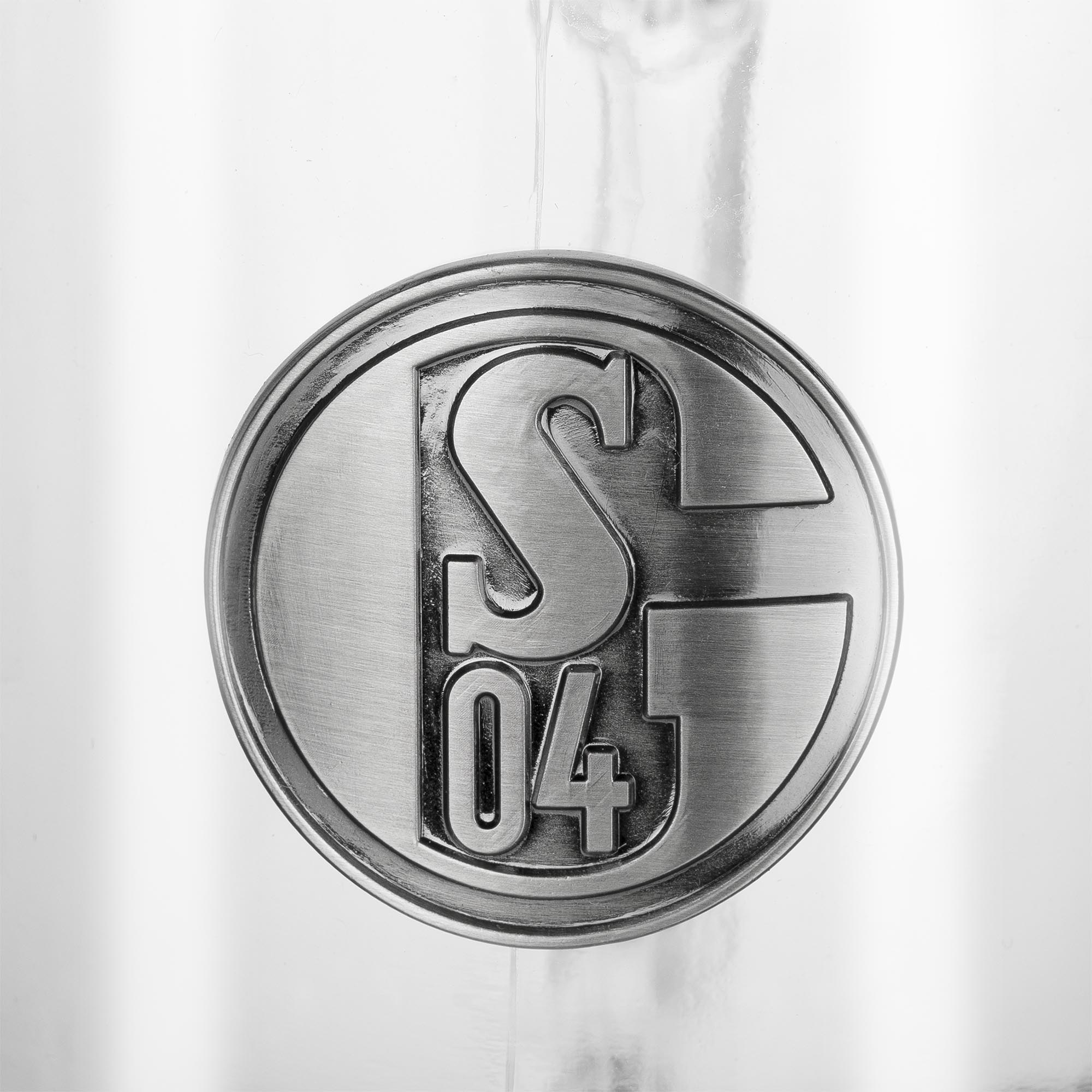 S04 Logo Metal Bierkrug