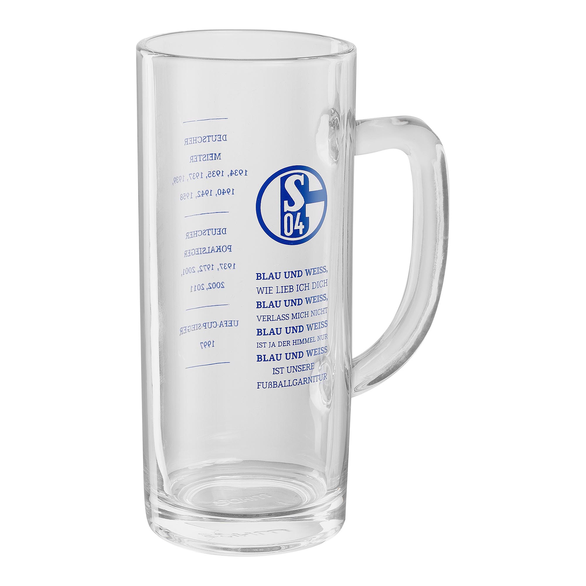 Bierkrug Blau & Weiß