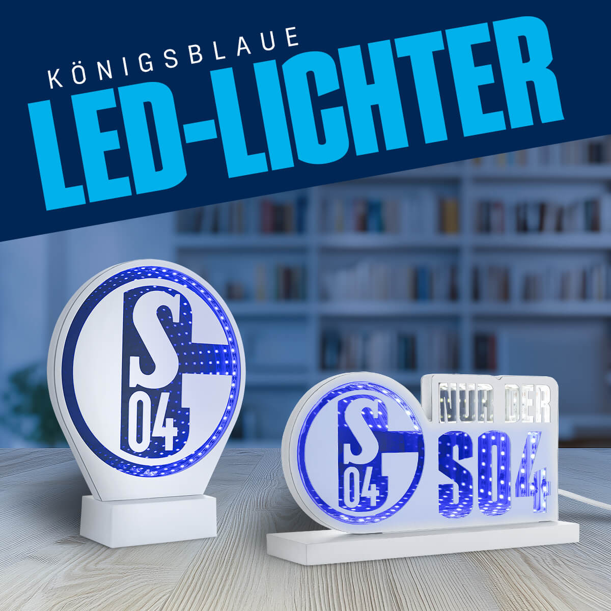 Königsblaue LED-Lichter