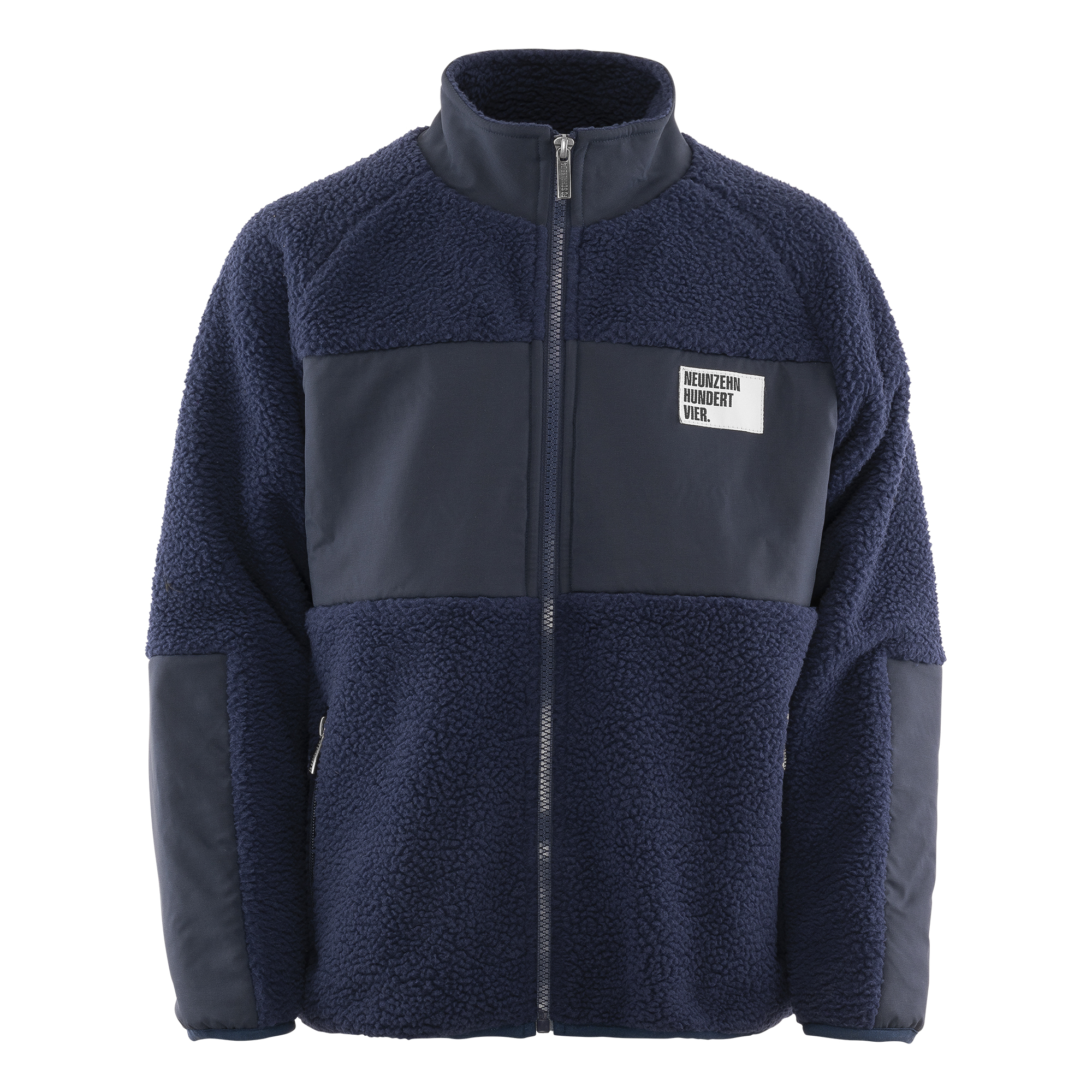 Details für Fleece-Jacke Kids neunzehnhundertvier navy