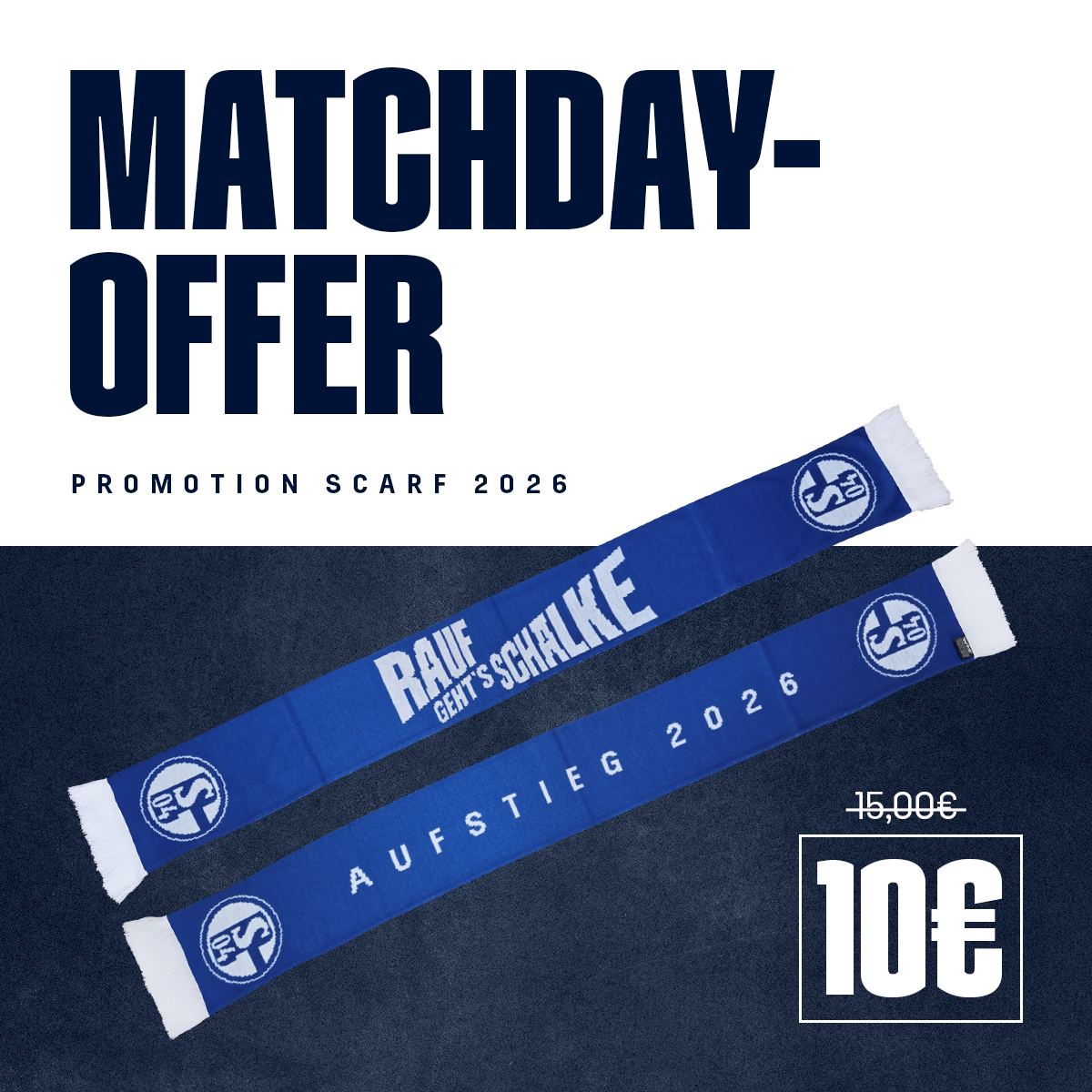 Matchday Offer Scarf 10 Euro
