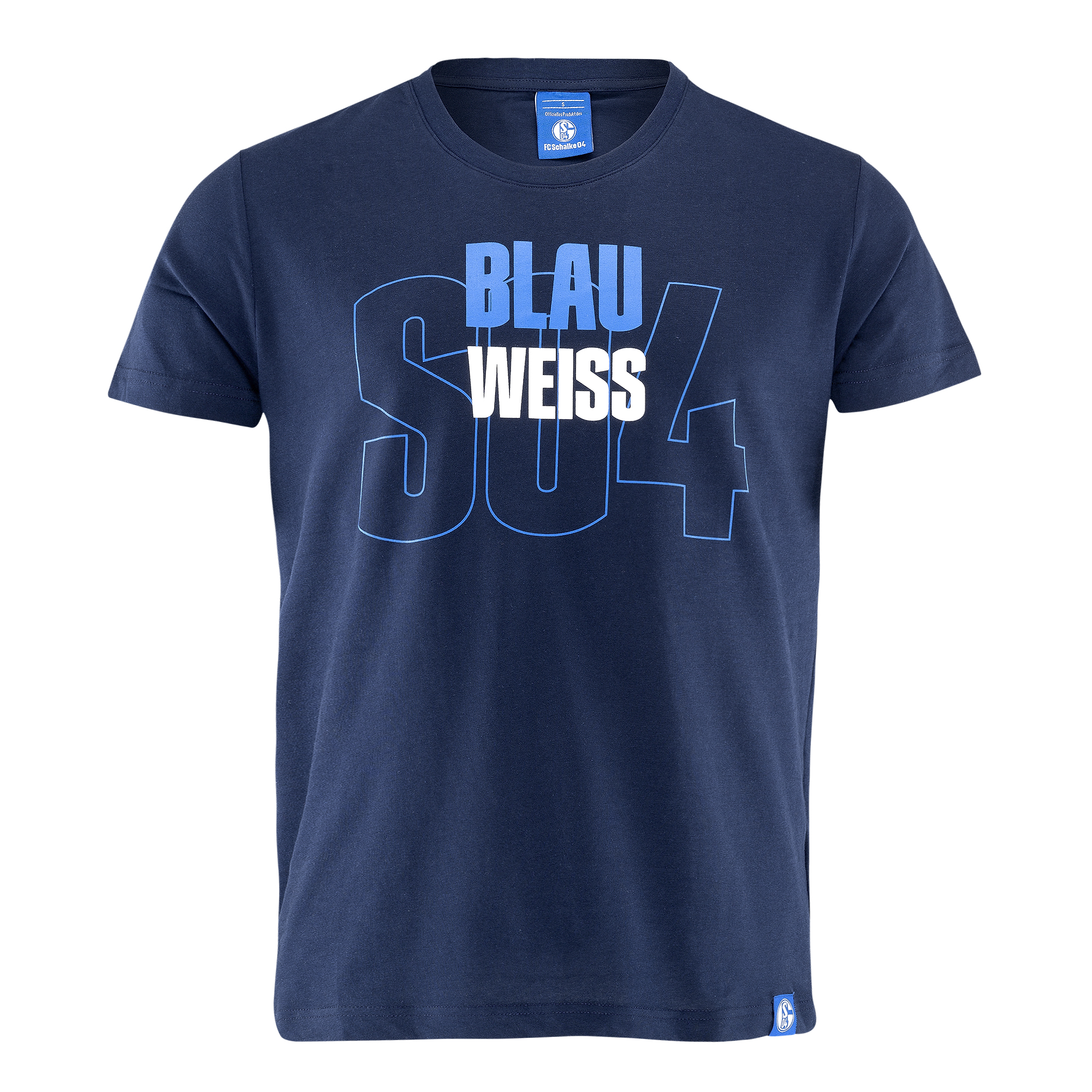 T-Shirt navy BLAU WEISS S04