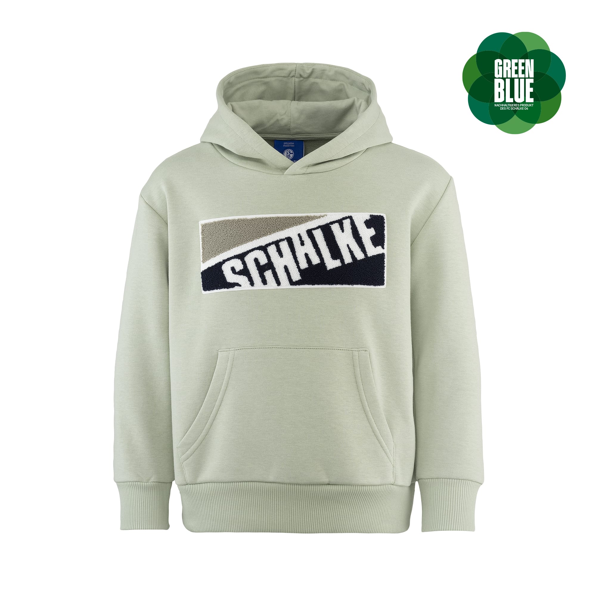Details for hooded sweatshirt urban casual light green