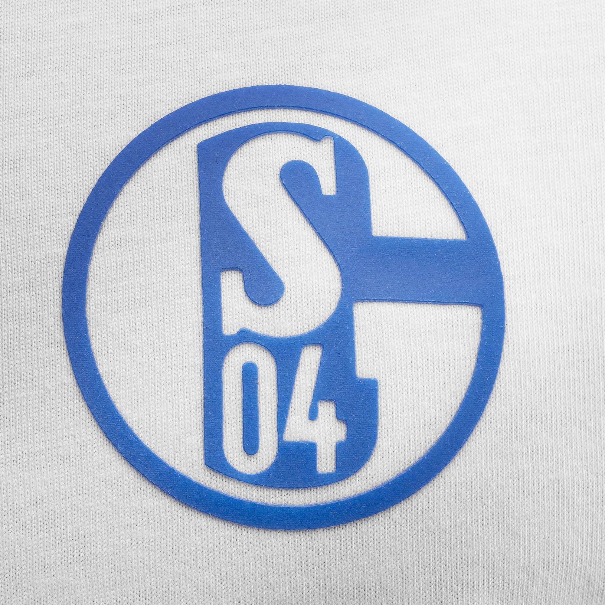 T-Shirt Basic weiß S04 Logo