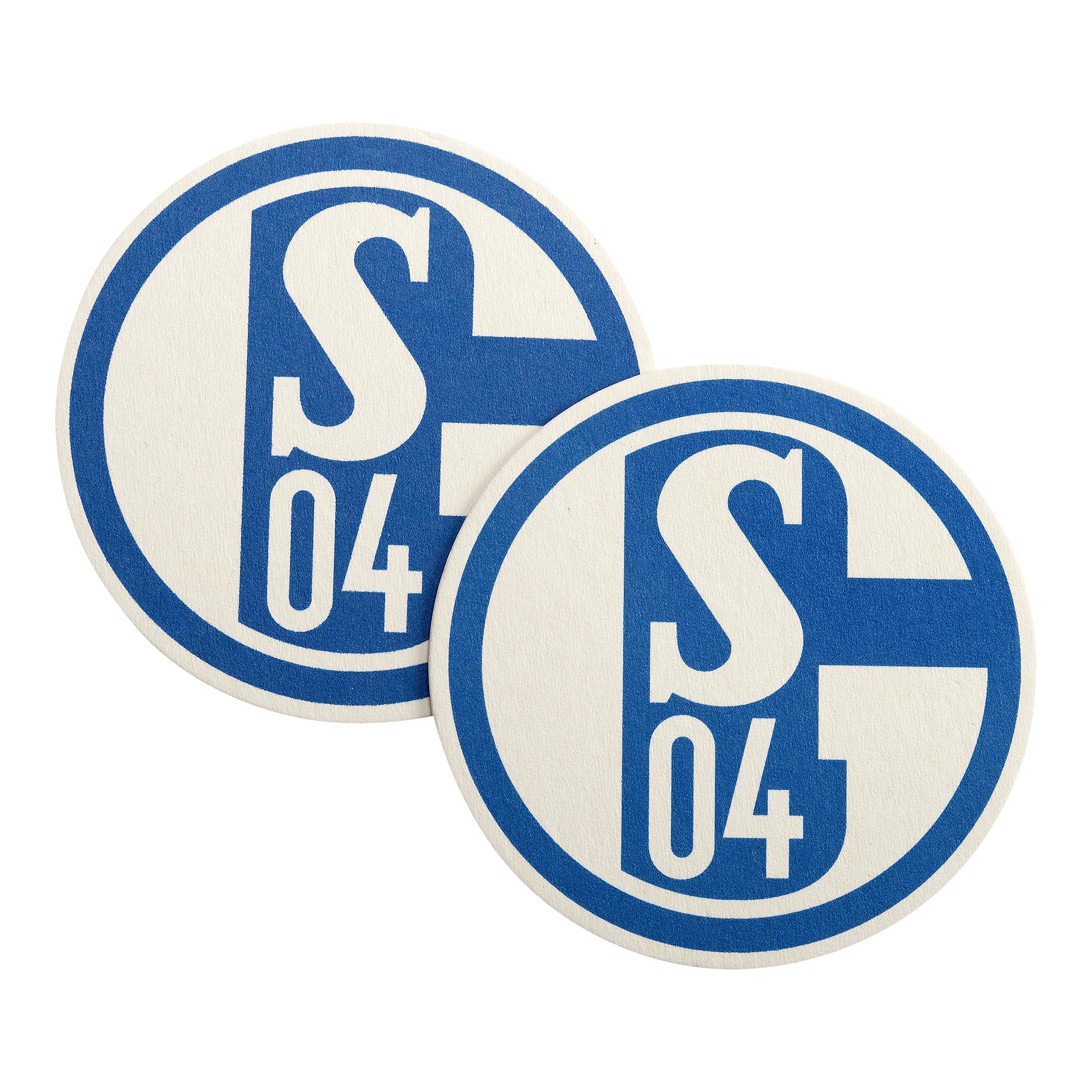 Bierdeckel mit Schalke Logo