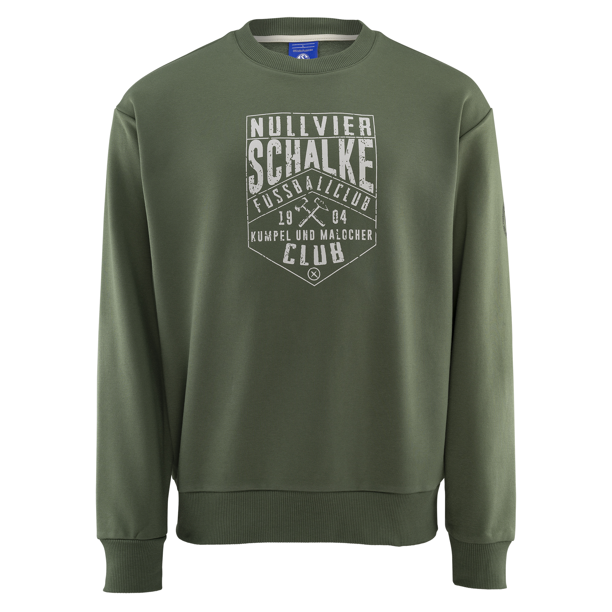 Details für Sweatshirt Nullvier khaki 