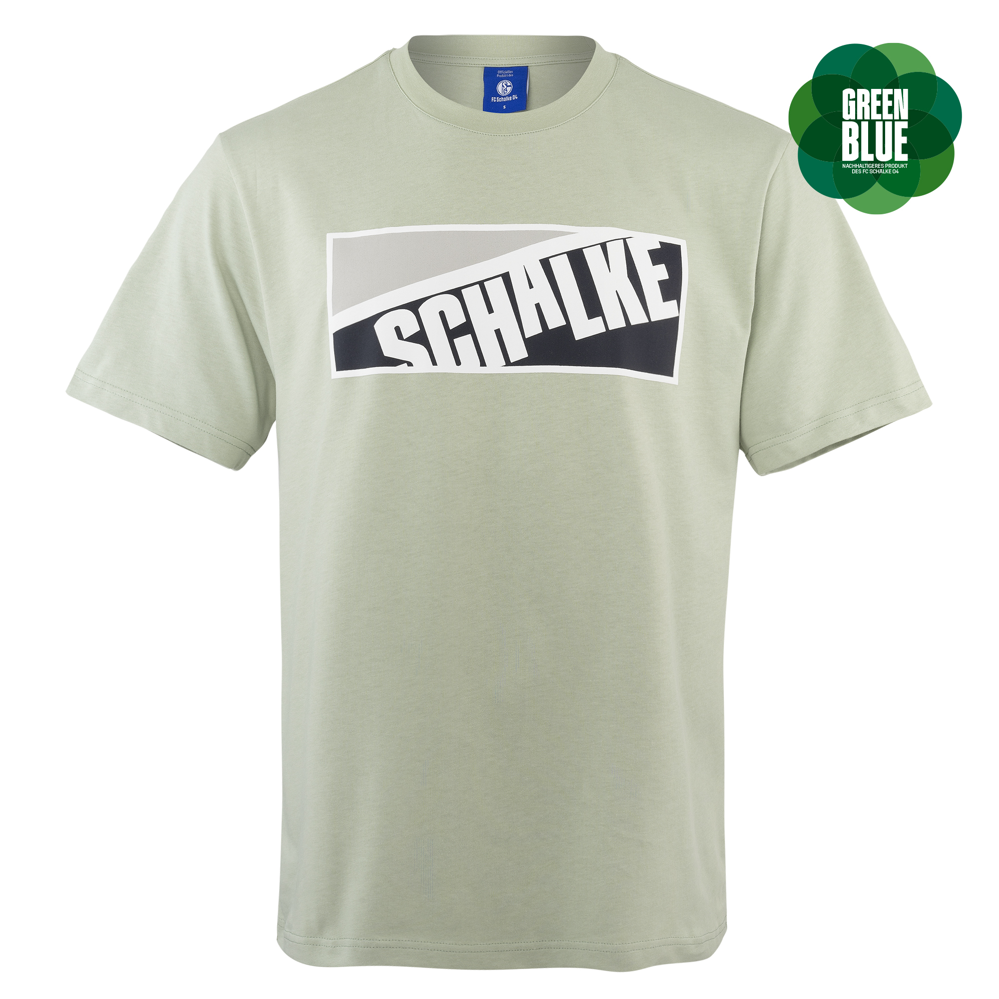 Details für T-Shirt urban casual hellgrün